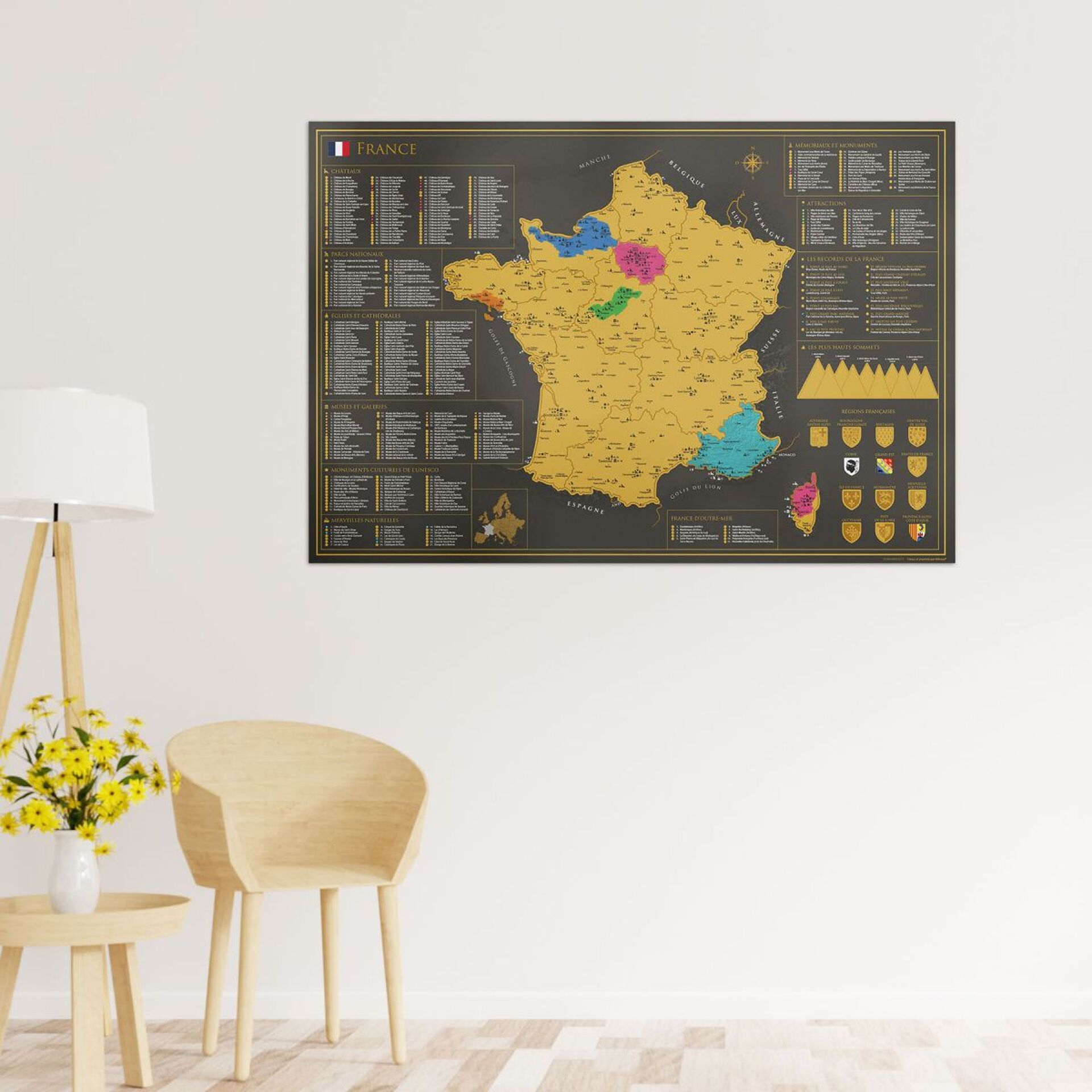 Stieracia mapa Francúzska