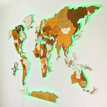 Mapas y decoraciones LED