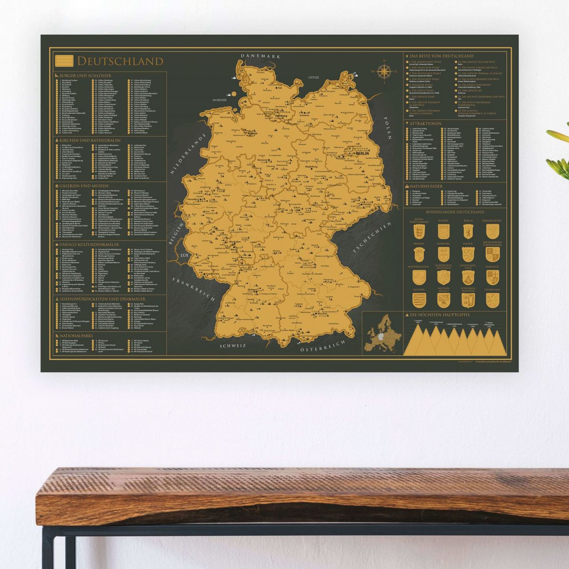 Germany scratch map