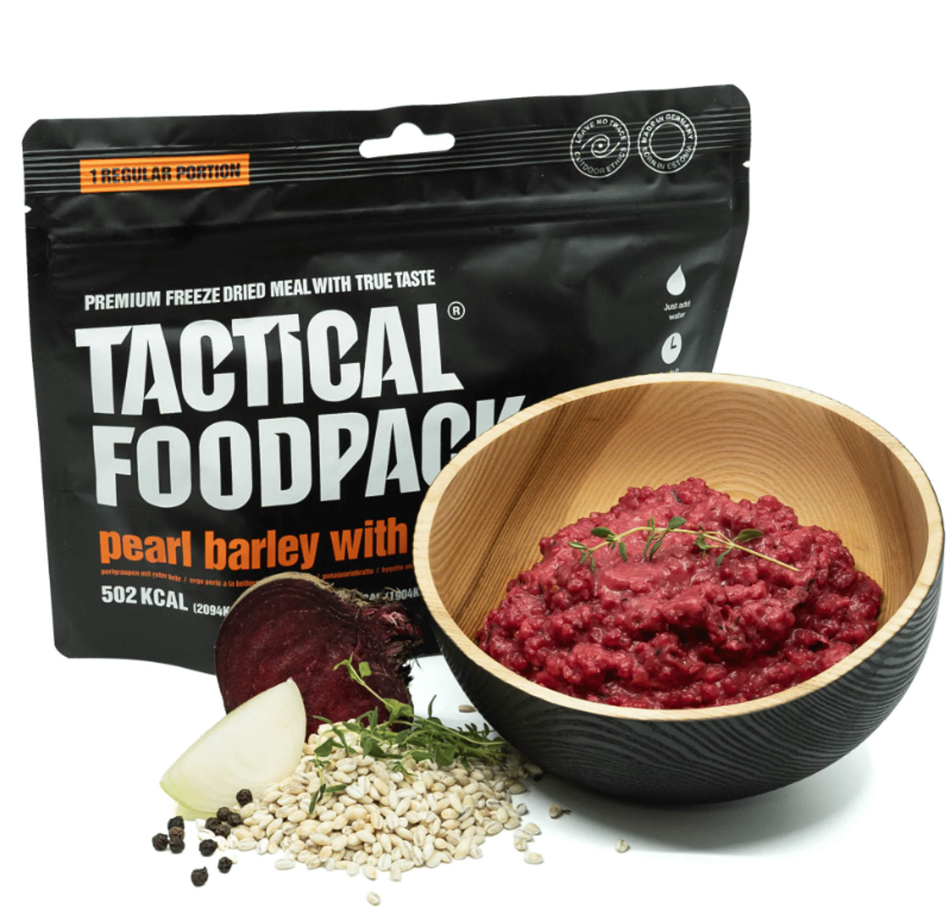 Tactical Foodpack Cevada com Beterraba 110g