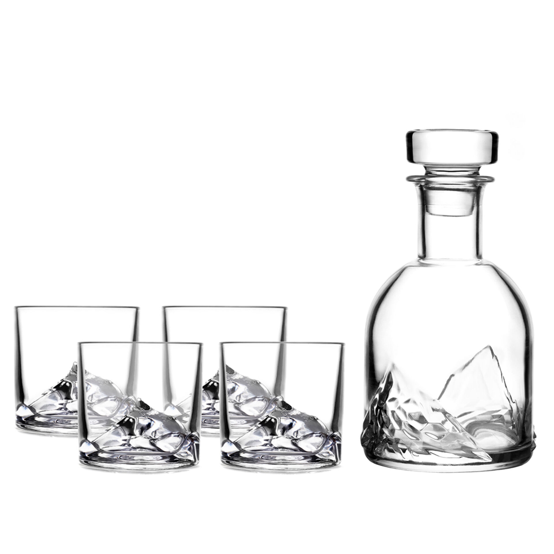 LIITON kristallen whisky karaf set