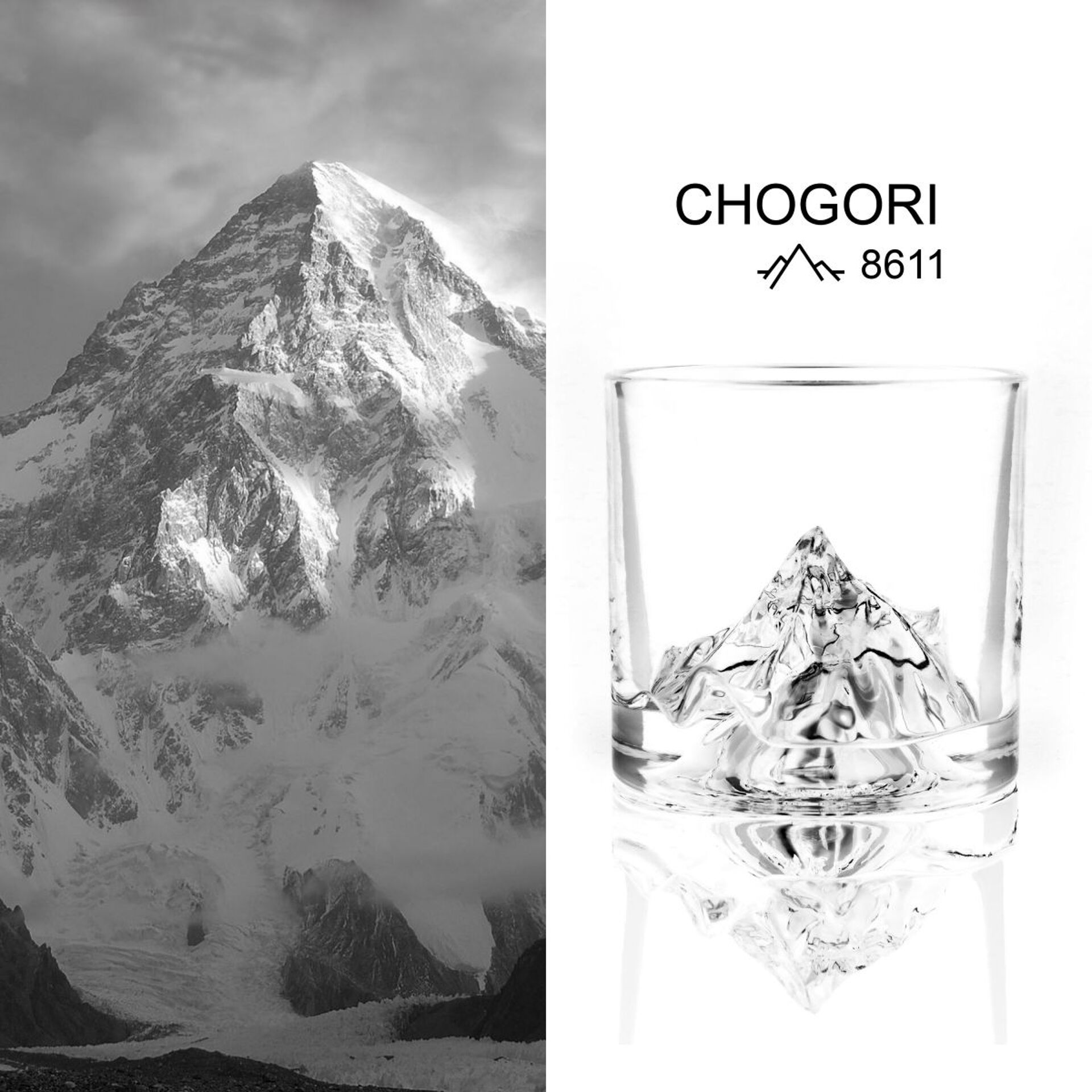 LIITON Kristall-Whiskey-Gläser 2er-Set Topographie-Gläser