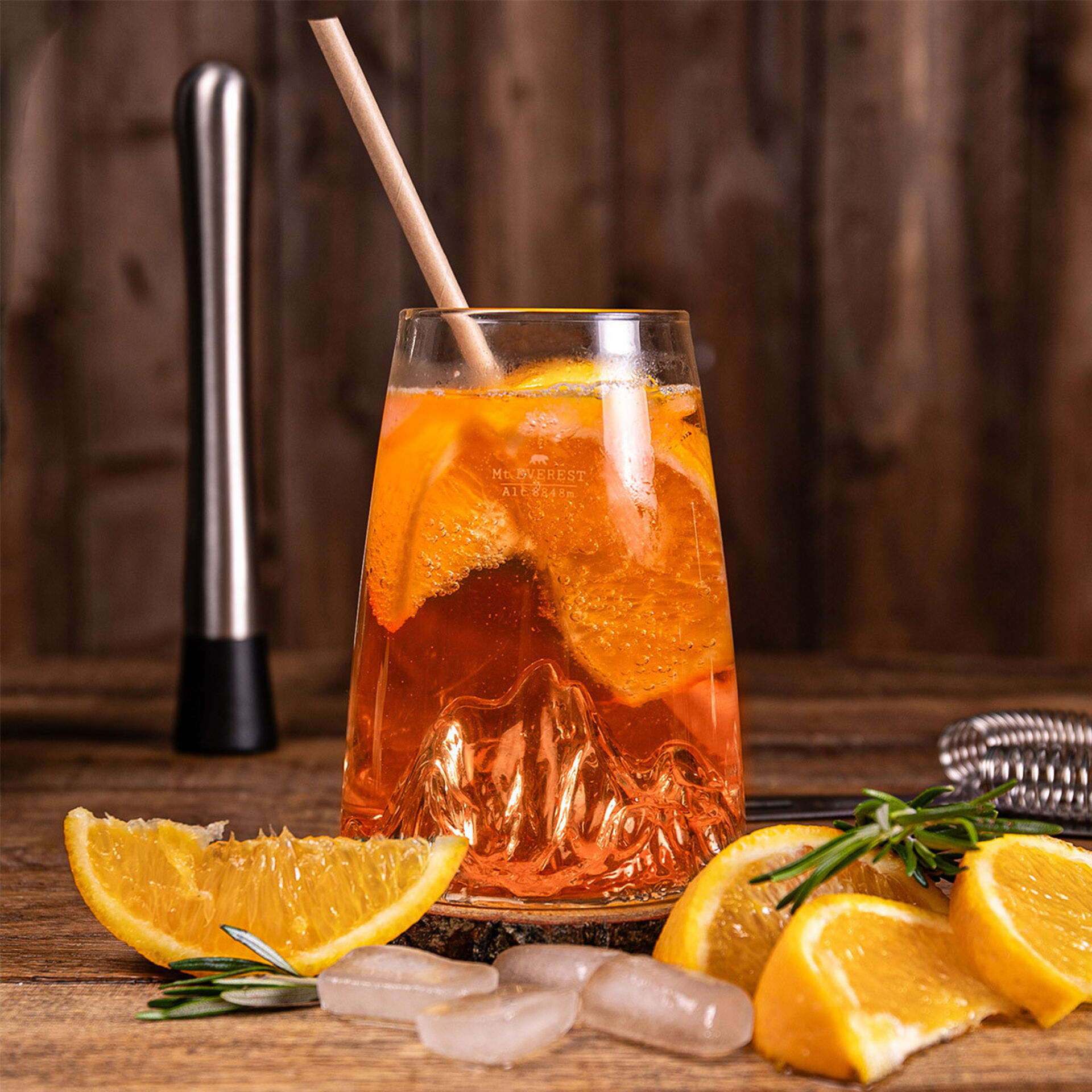 Bicchiere topografico Alaskan Maker Long Drink