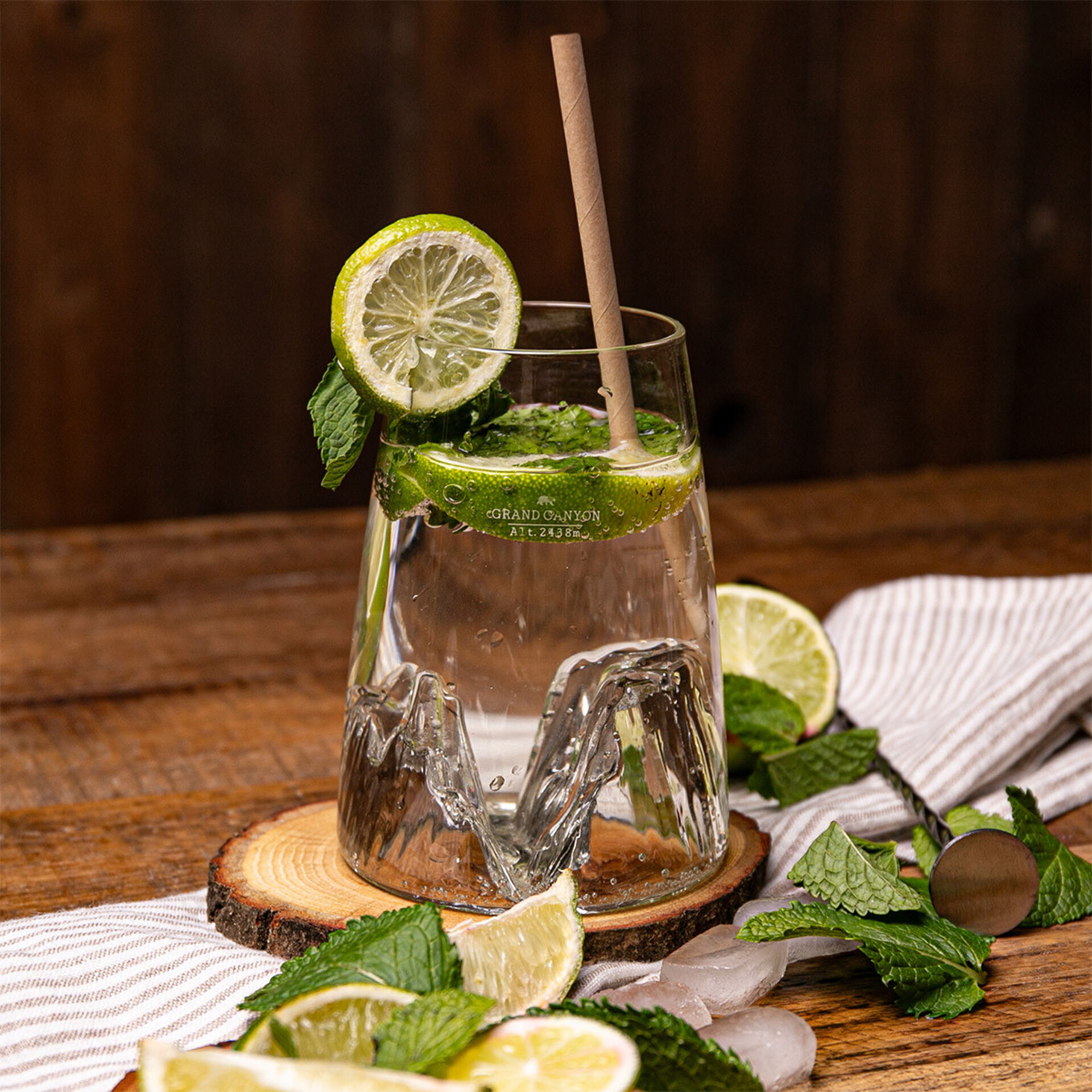Bicchiere topografico Alaskan Maker Long Drink
