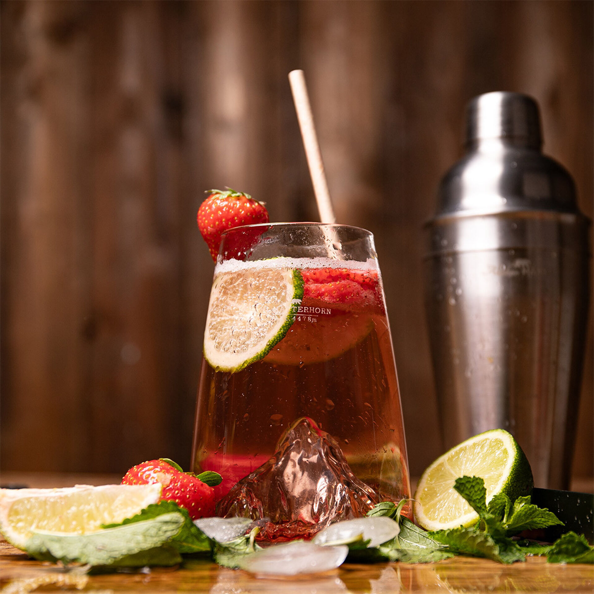 Bicchiere topografico Alaskan Maker Long Drink