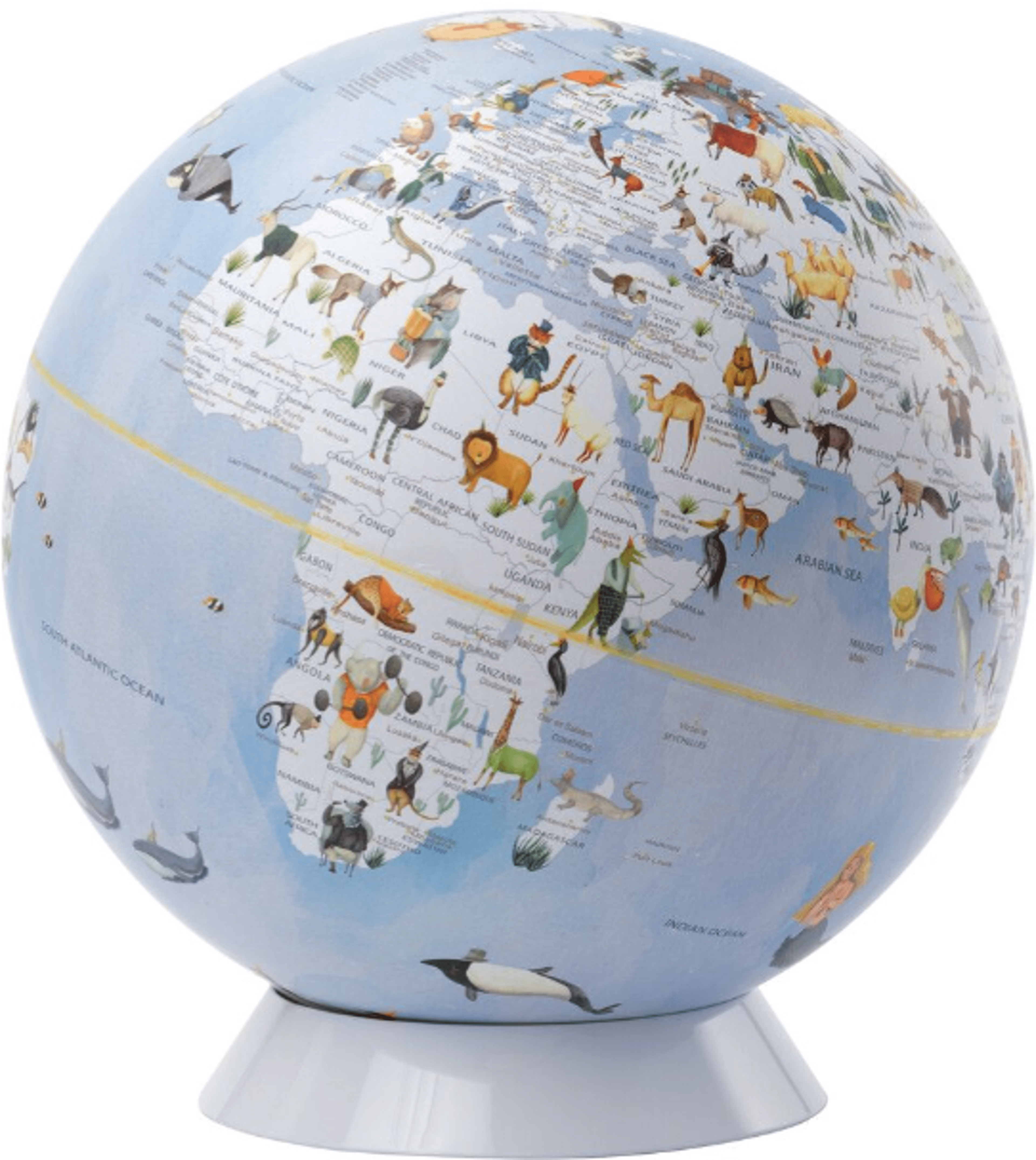Emform Wildlife World Blue 25cm Globe terrestre