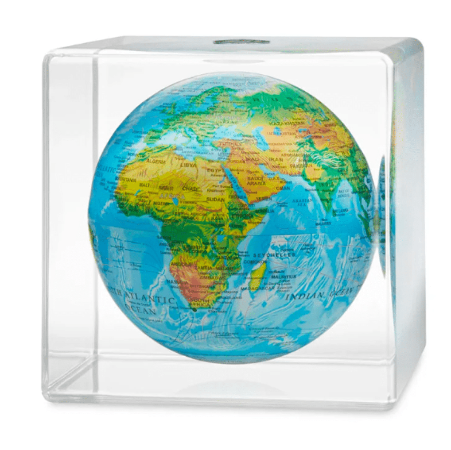 MOVA 5" Relief map blue Cube