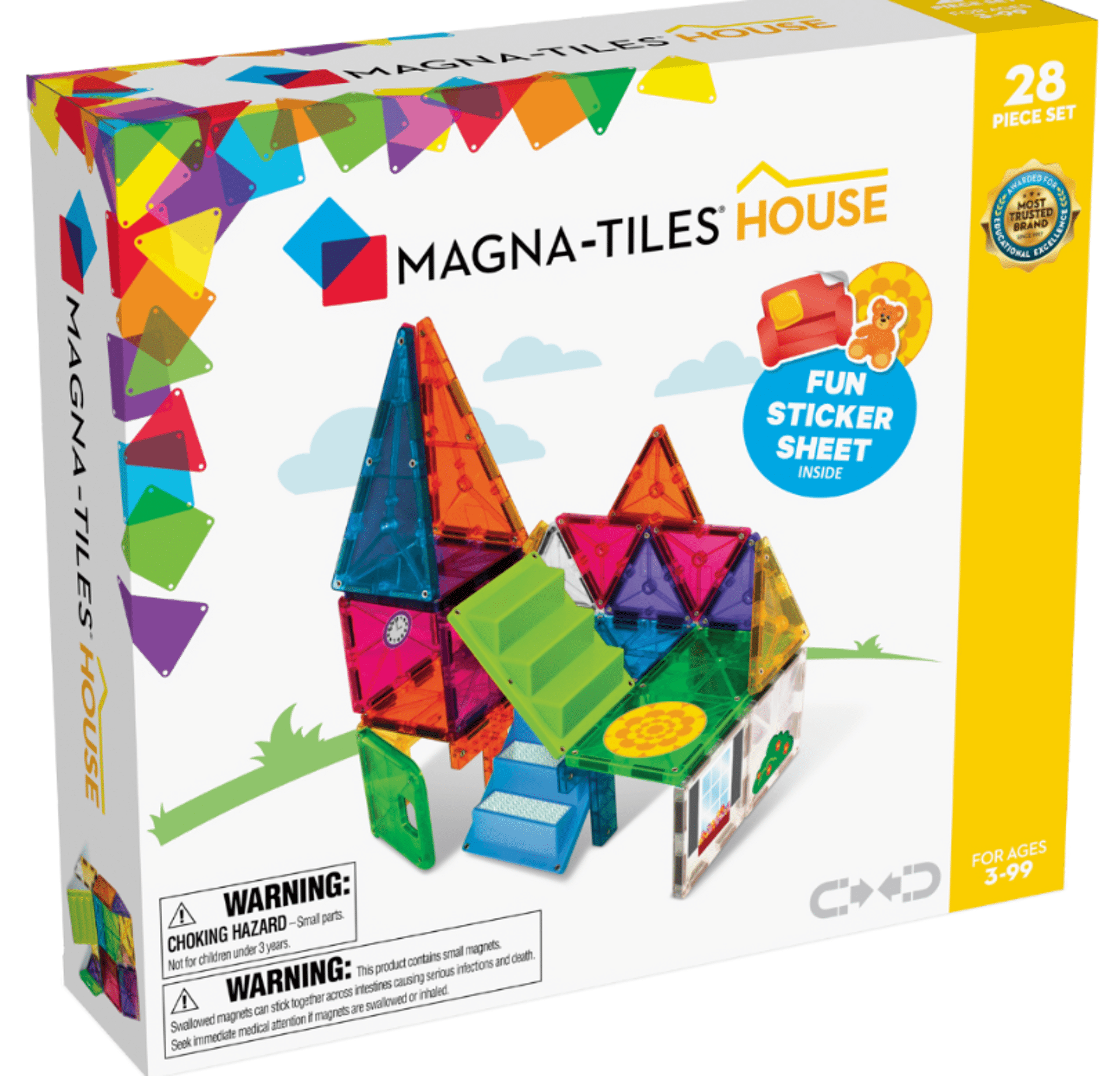 Set de construcție Magna-Tiles House 28 piese