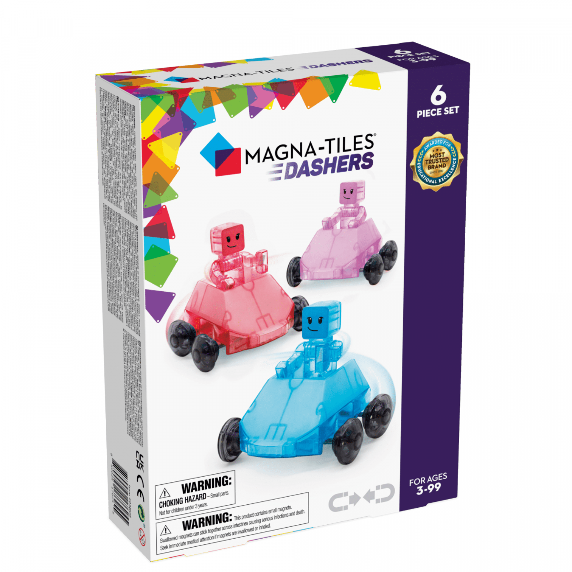 Set de 6 piese Magna-Tiles Dashers