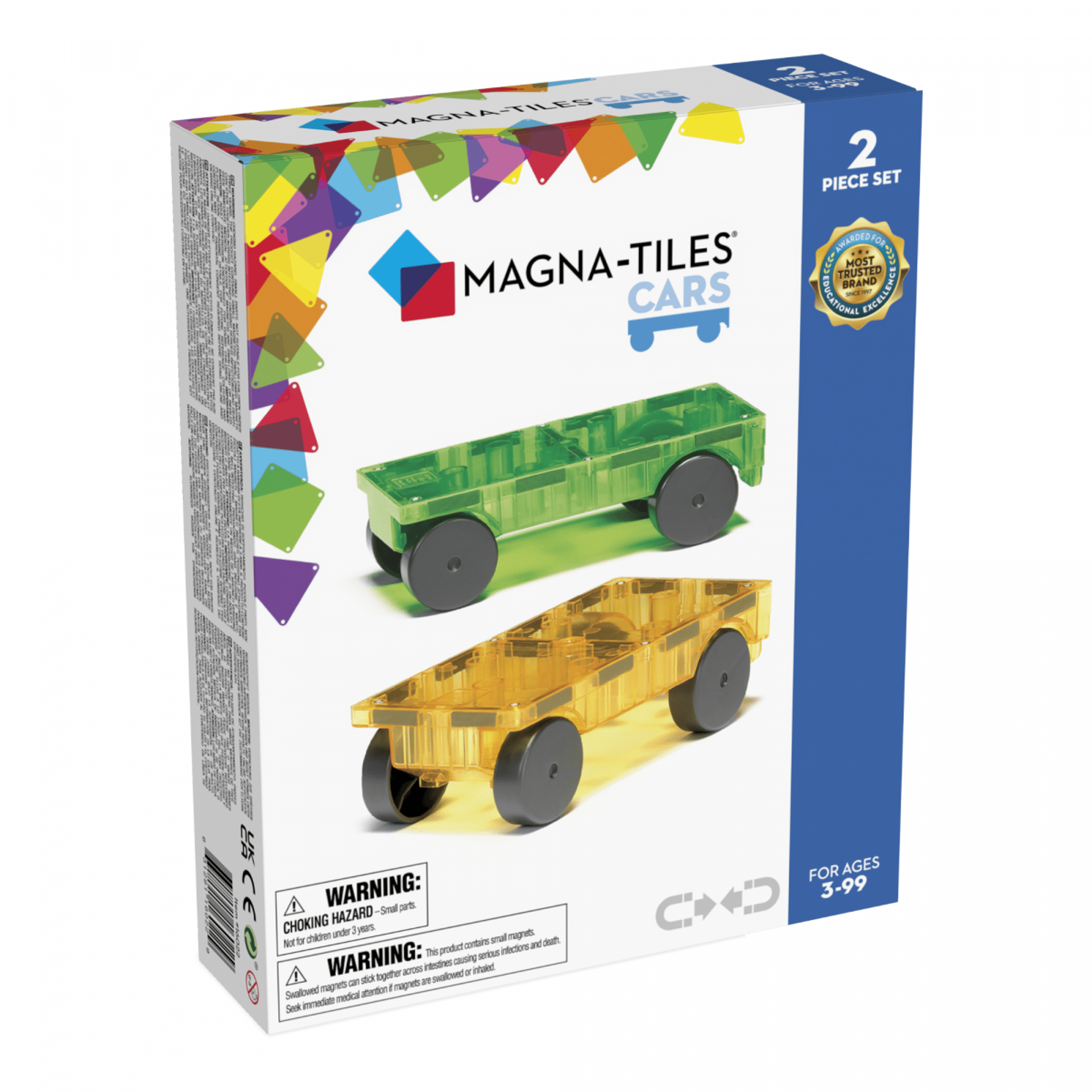 Magna-Tiles Magnetic kit Cars 2 pieces