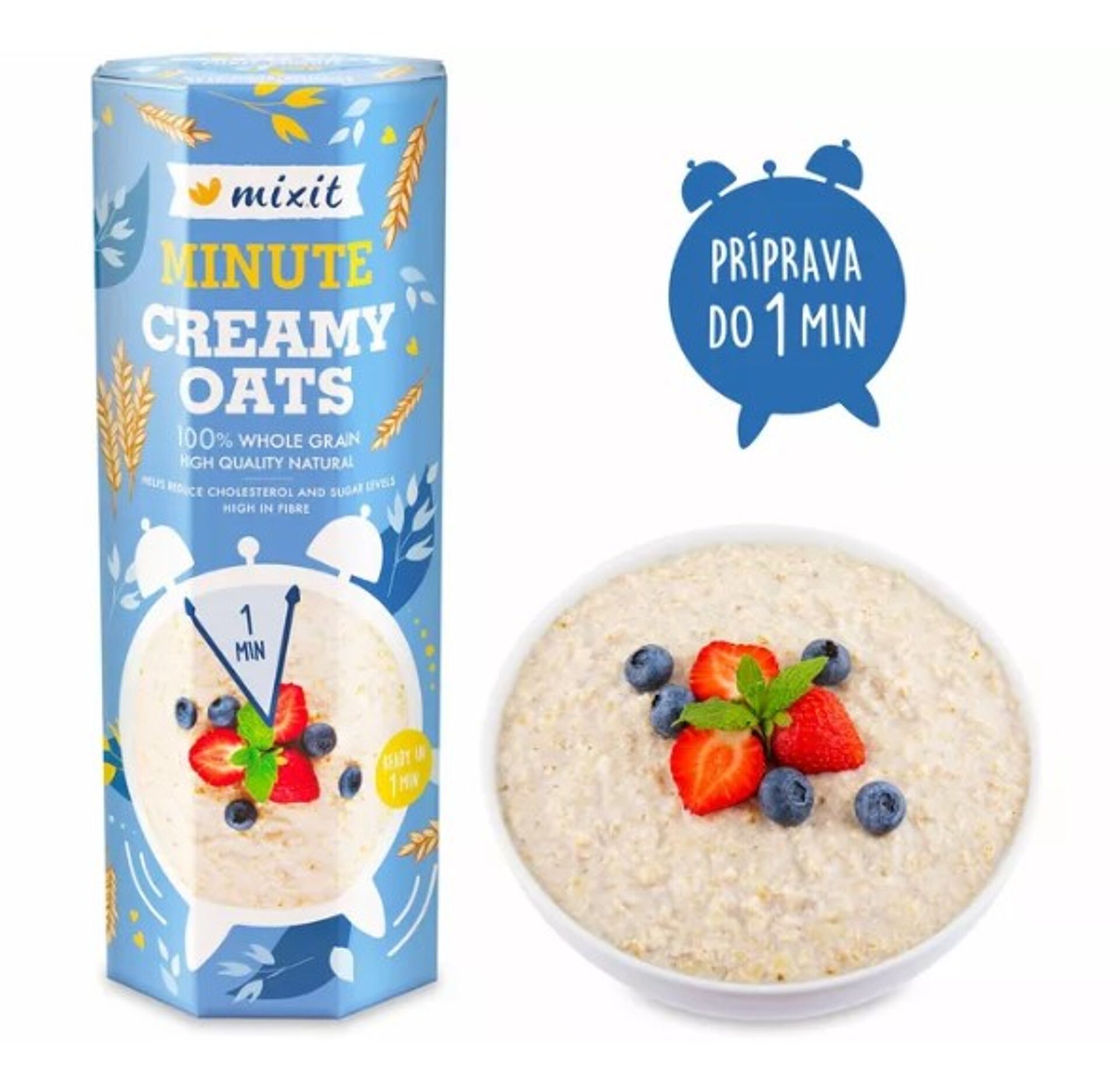 Mixit Aveia Cremosa - Farinha de Aveia Minuto