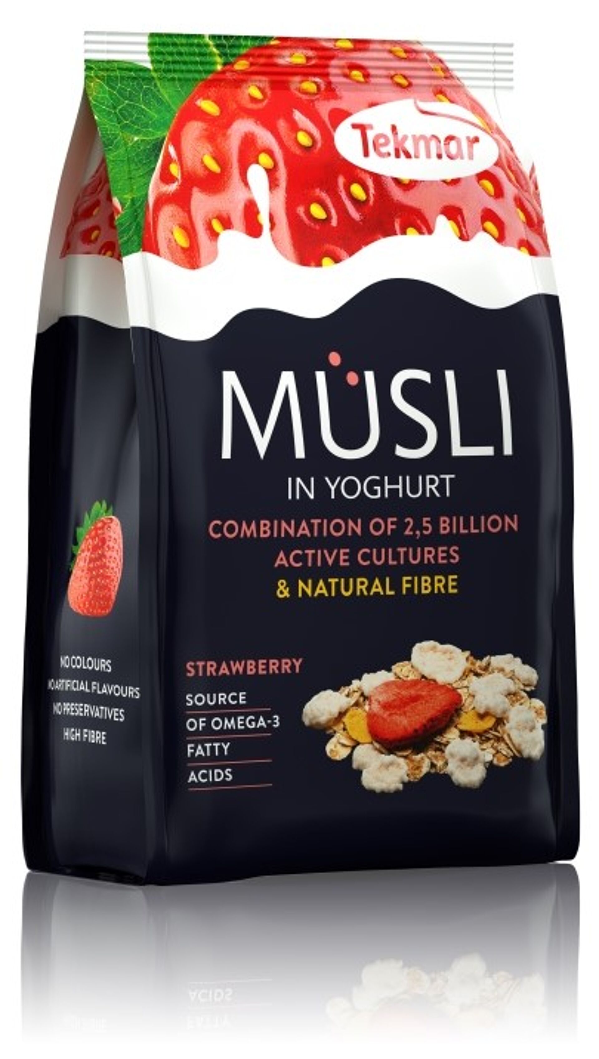 Müsli jogurtti probioottijauheessa - Mansikka - Mansikka