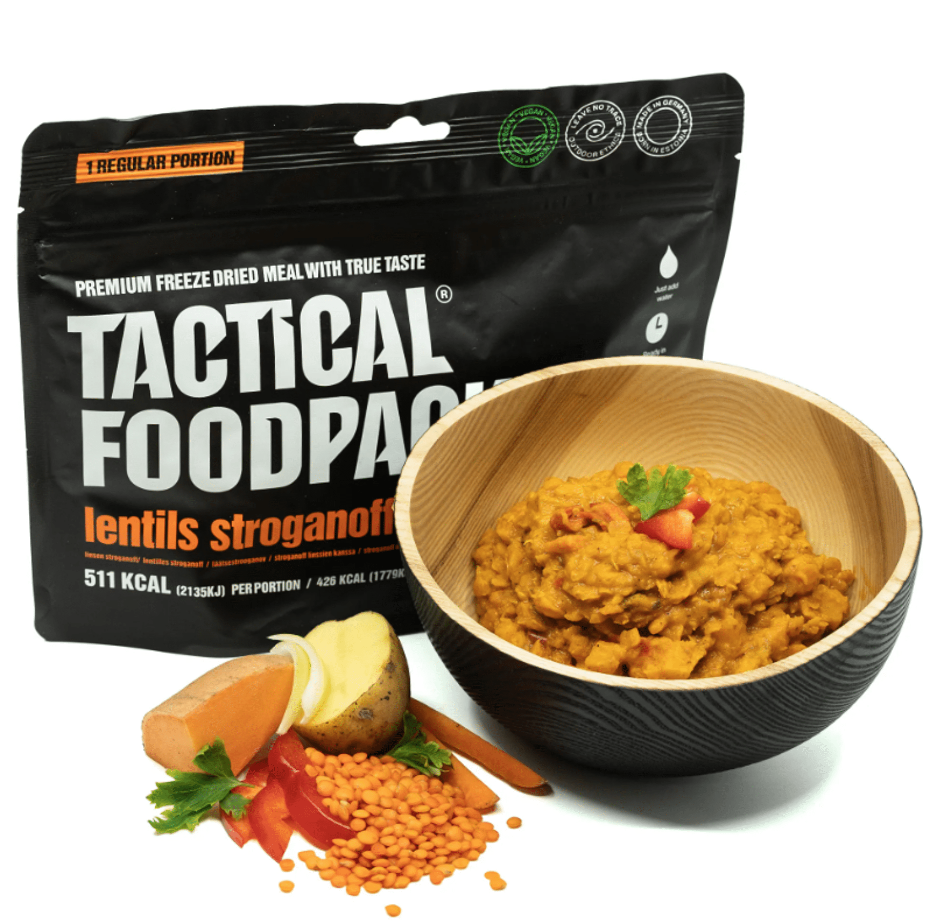 Tactical Foodpack šošovicový stroganov 120g