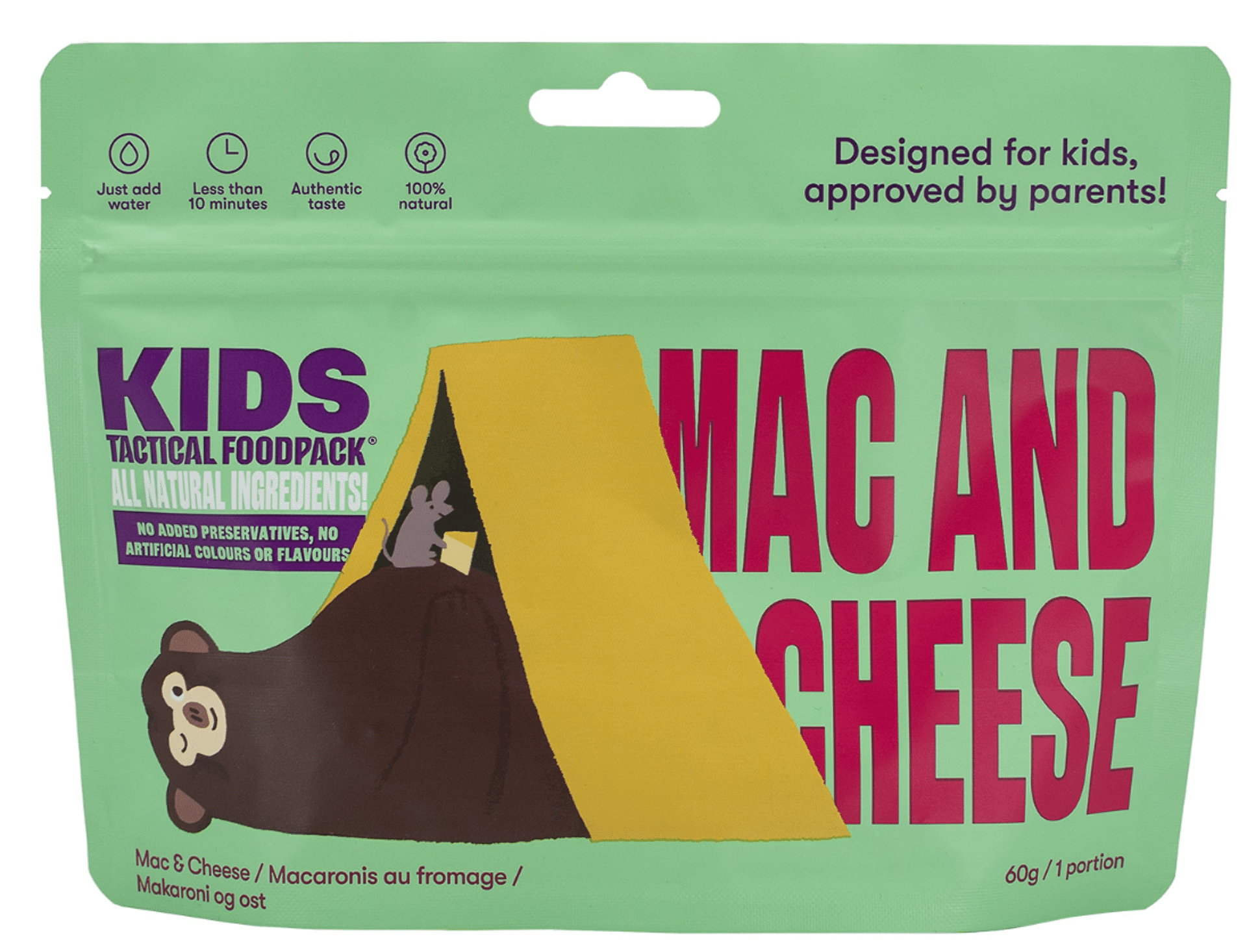 Tactical Foodpack Kids Mac ja juustu