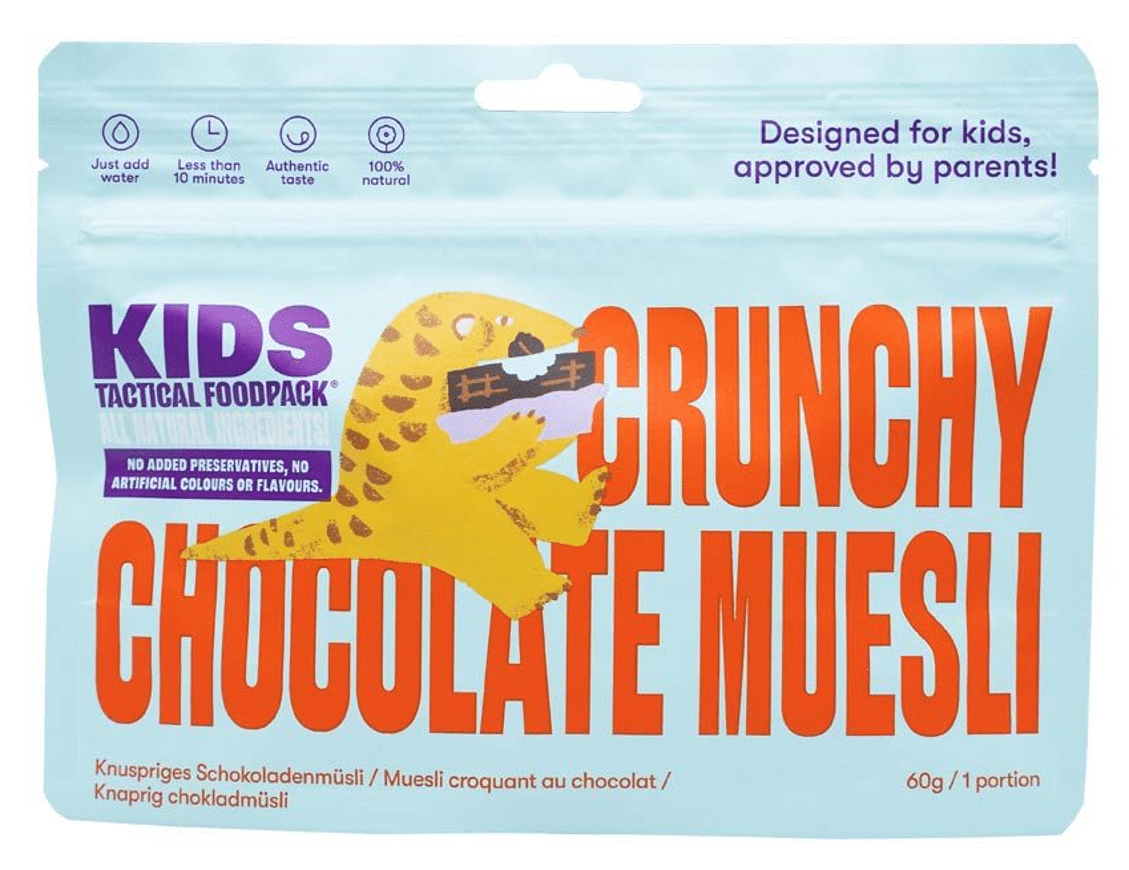 Tactical Foodpack Kids chrumkavé čokoládové müsli