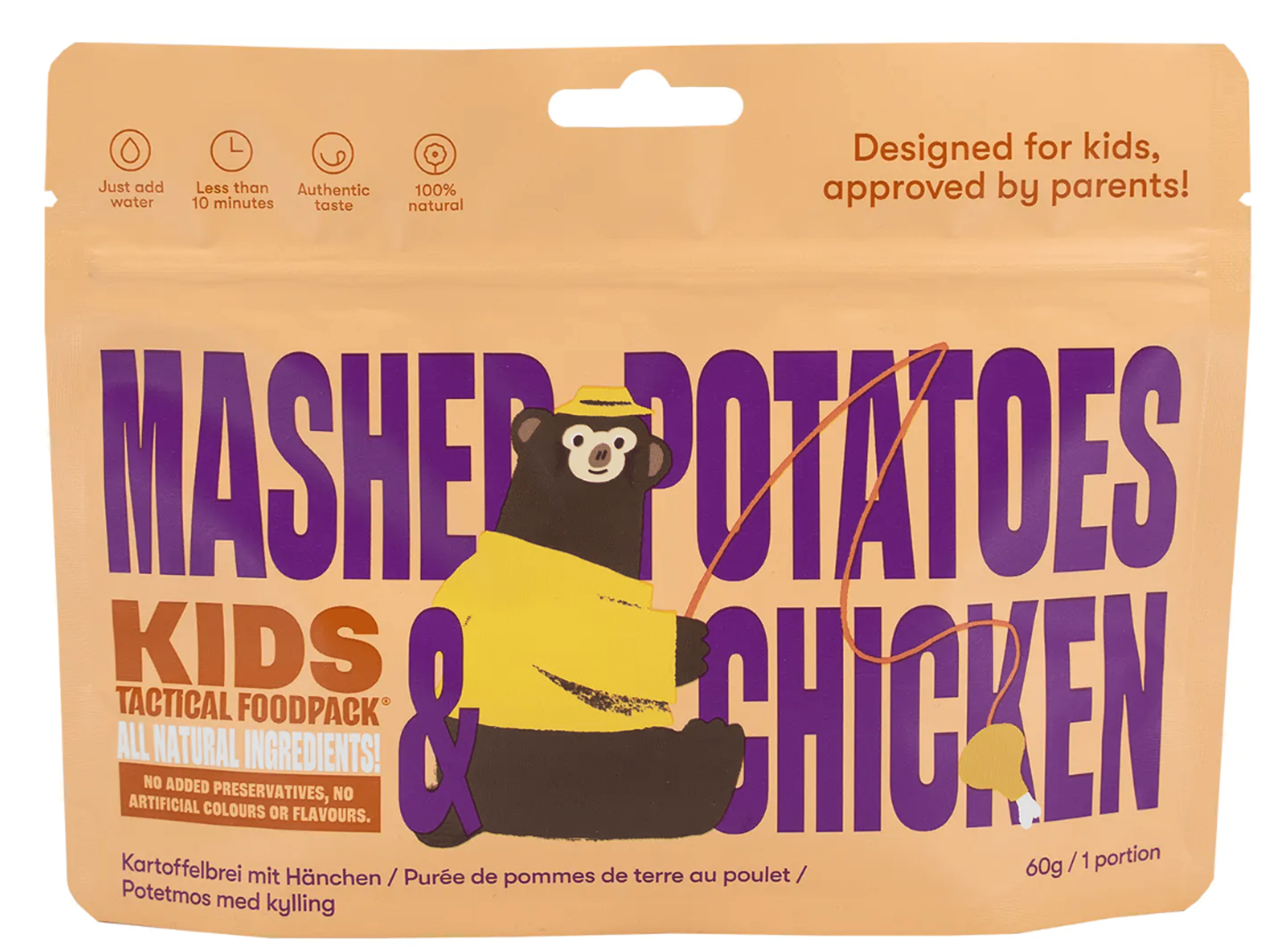 Tactical Foodpack Puré de patatas y pollo para niños