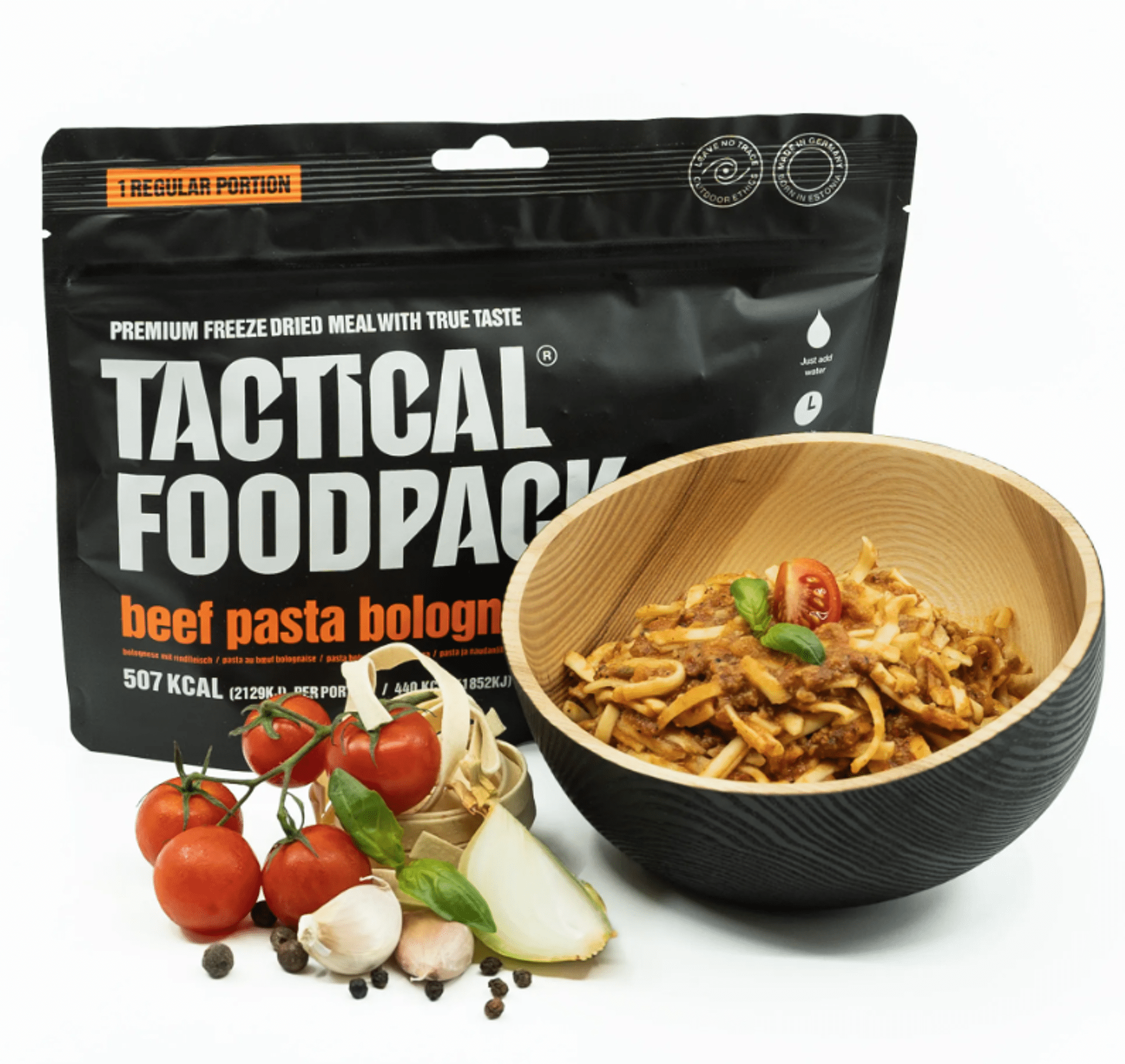 Tactical Foodpack Pasta de ternera a la boloñesa