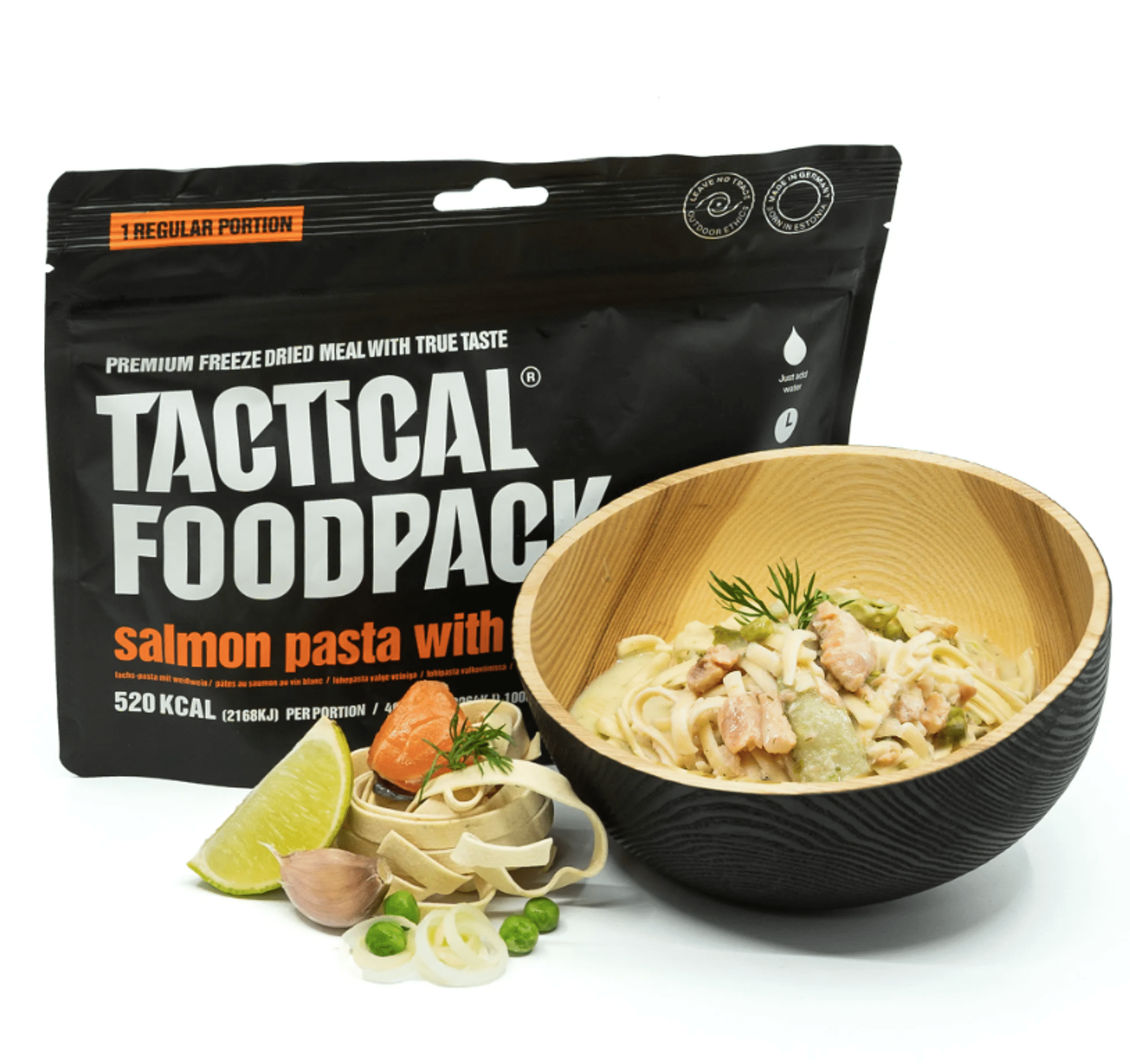 Foodpack tattico Pasta al salmone con vino bianco 105g