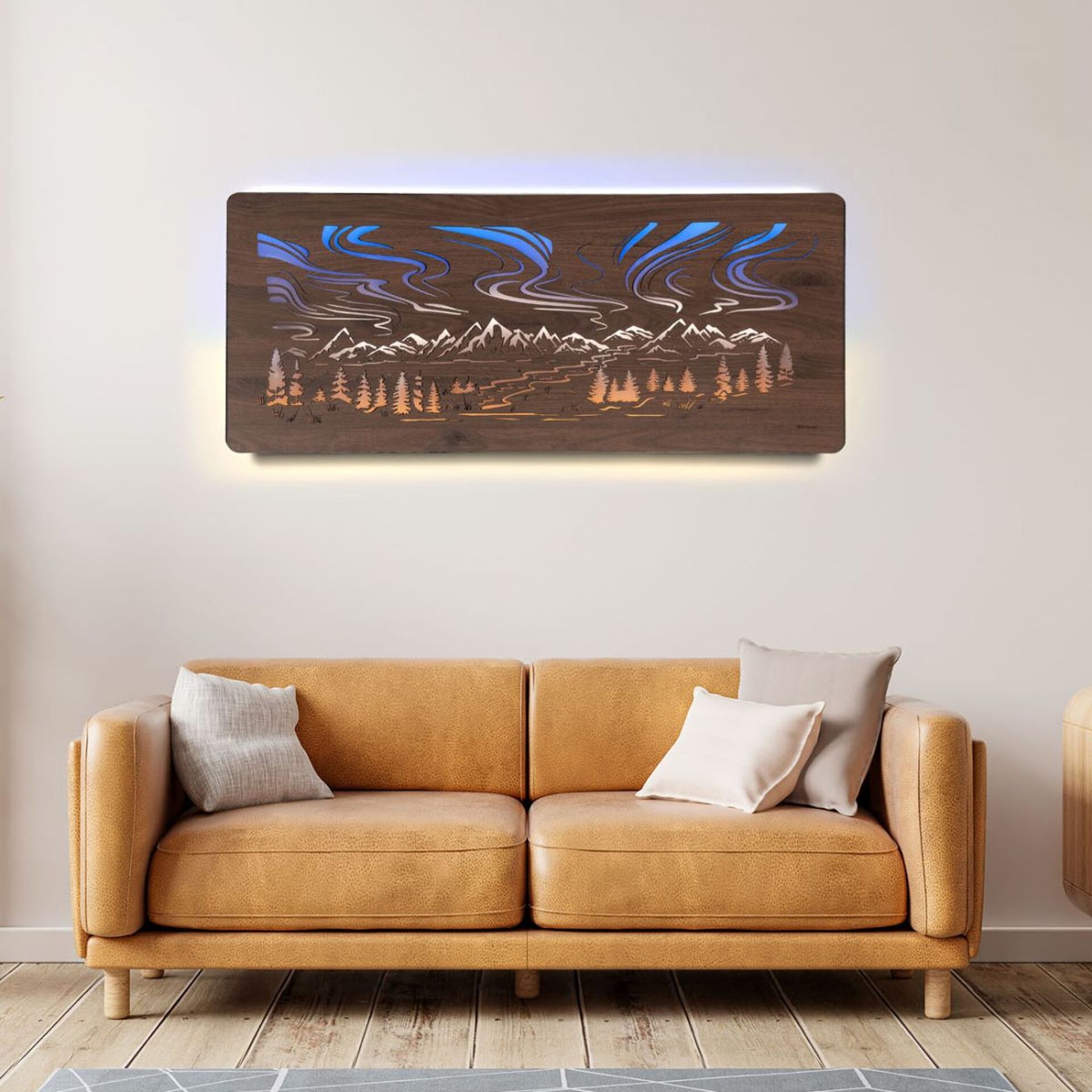 Polarna svjetlost - RGB LED svjetlosna slika