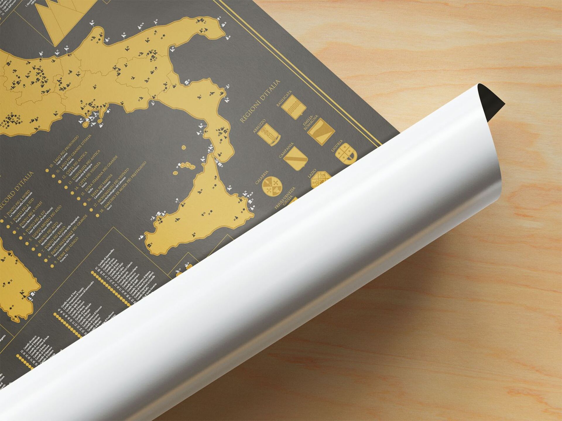 Stieracia mapa Talianska