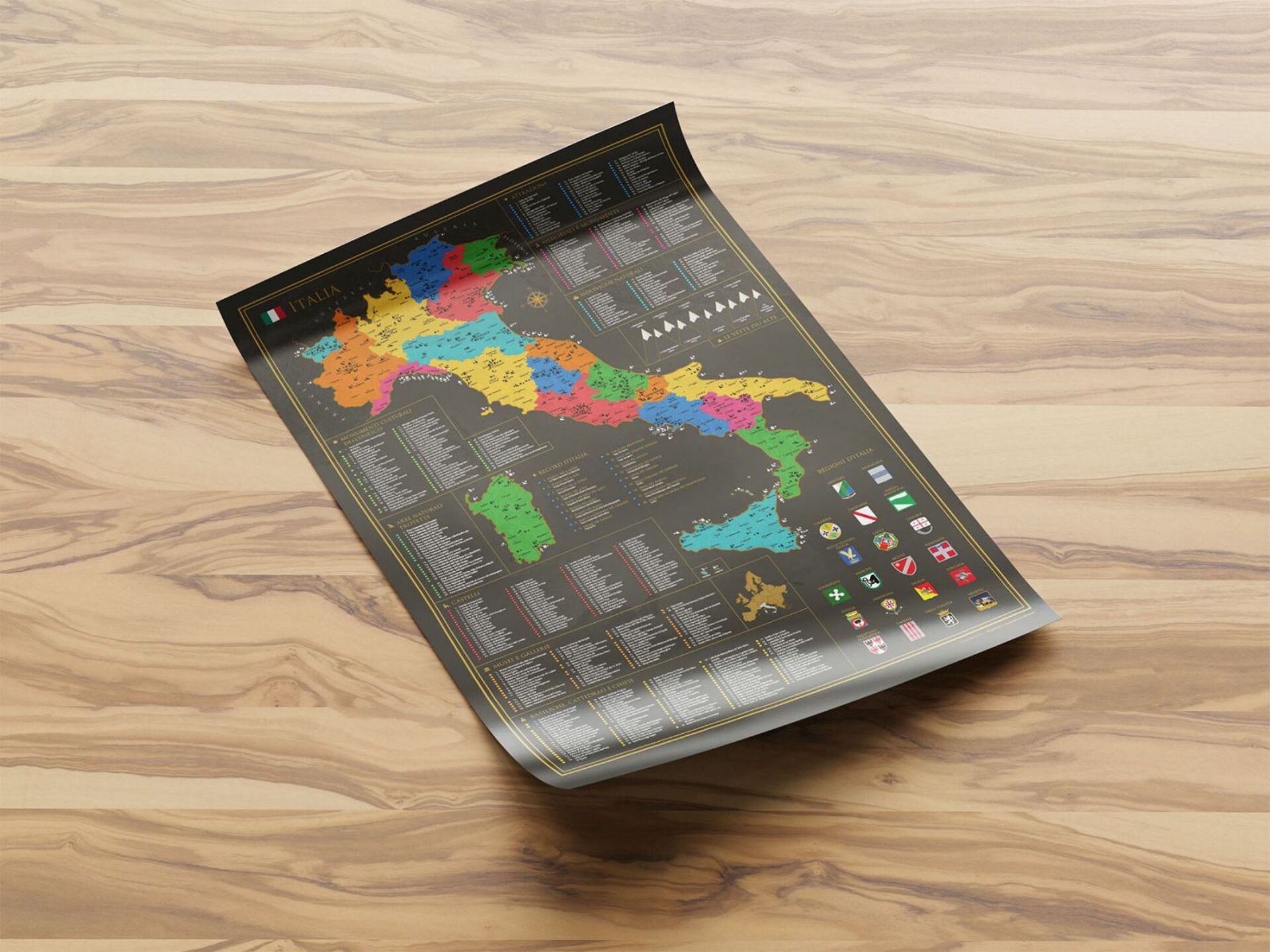 Stieracia mapa Talianska