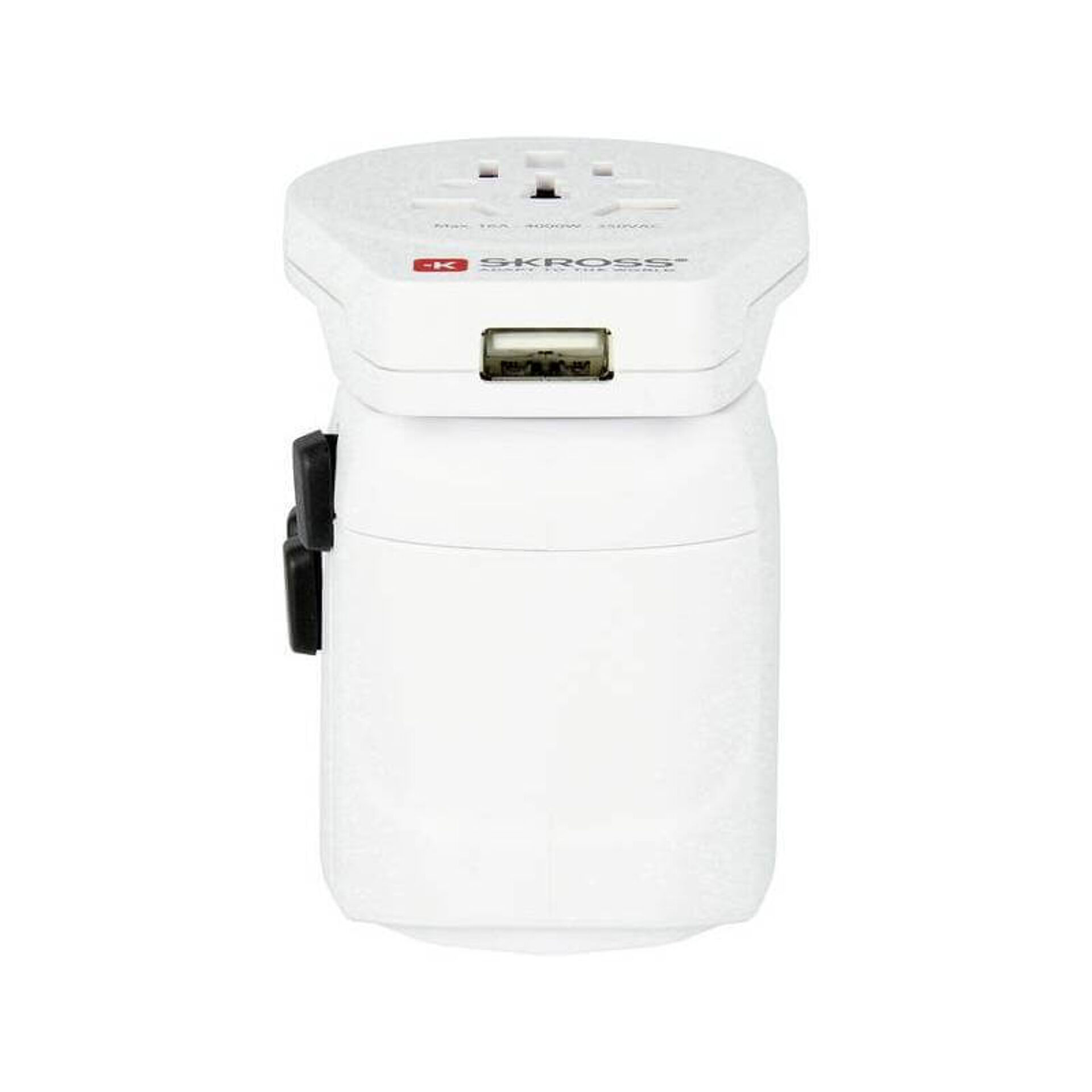 SKROSS World & USB, 6,3A max. Adattatore da viaggio