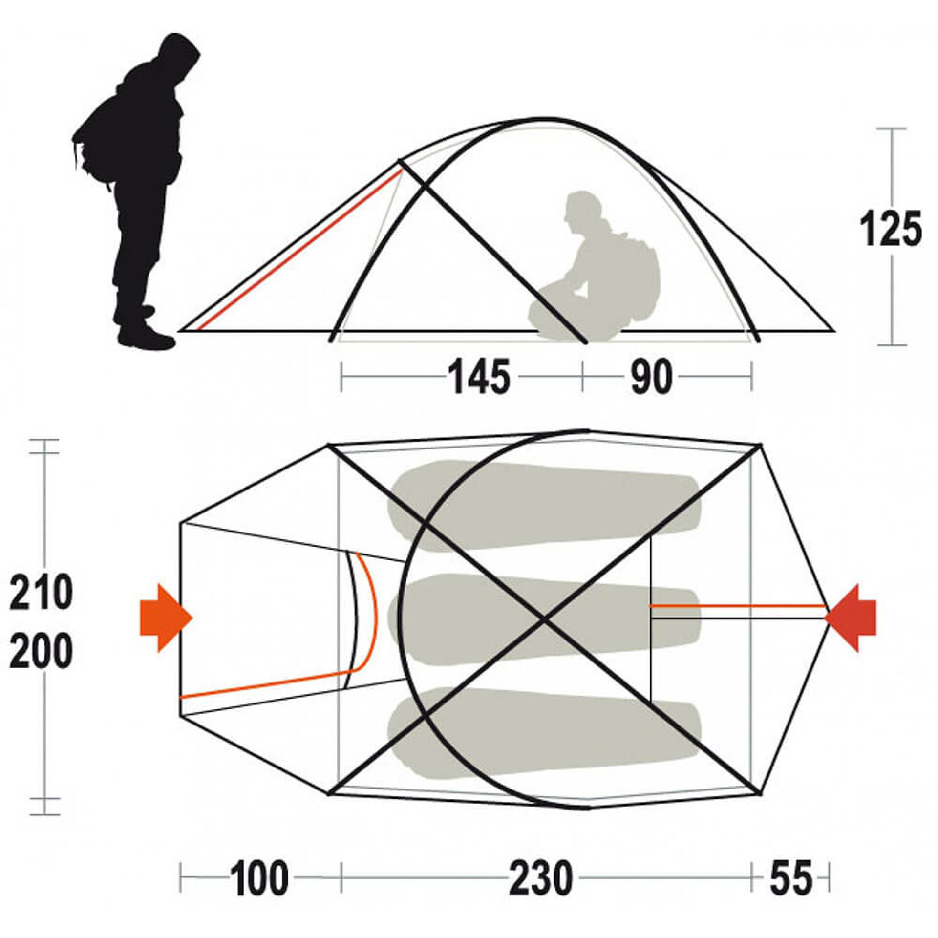 Σκηνή Ferrino Pilier 3