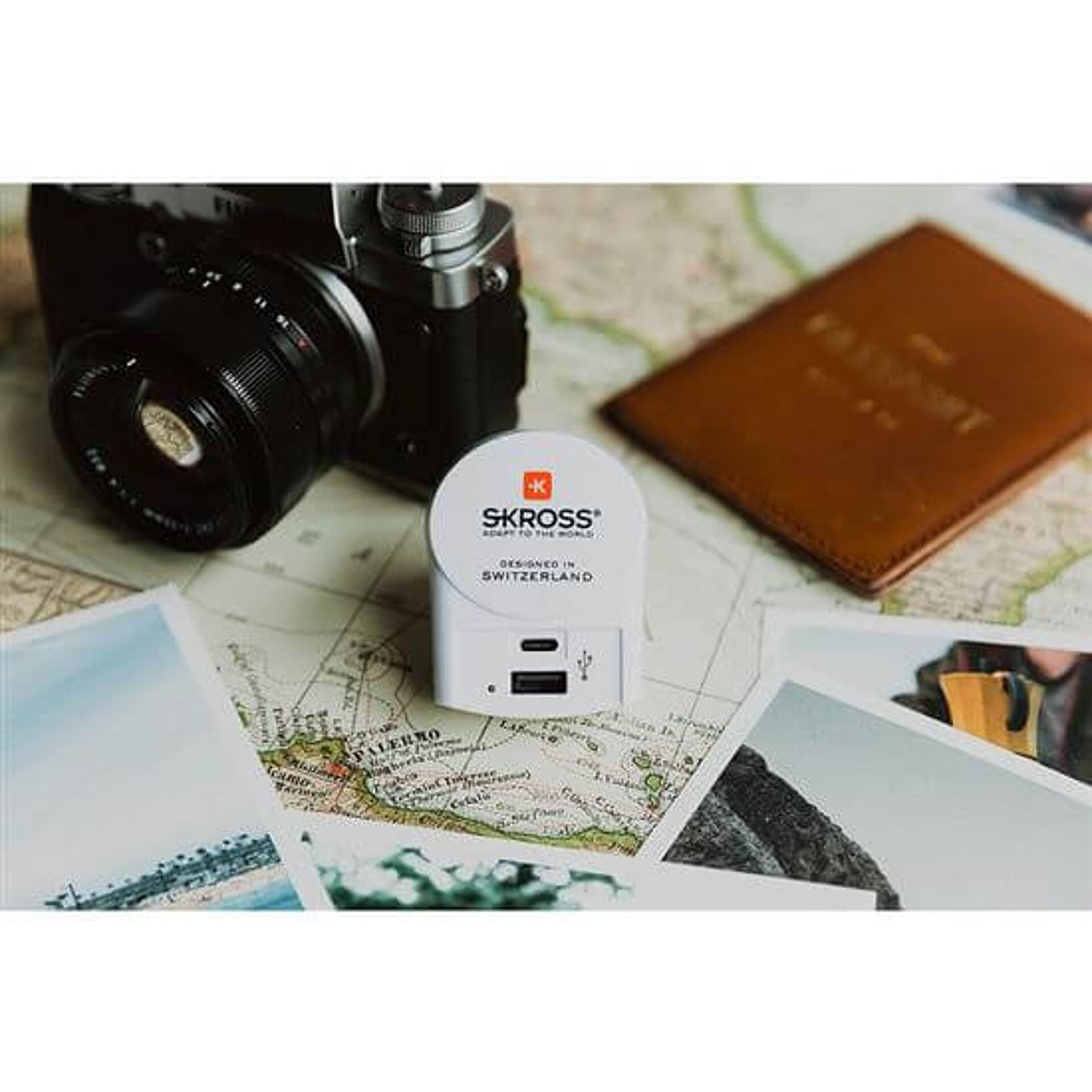 Adattatore di ricarica SKROSS USB Type-C Euro, 5400mA max