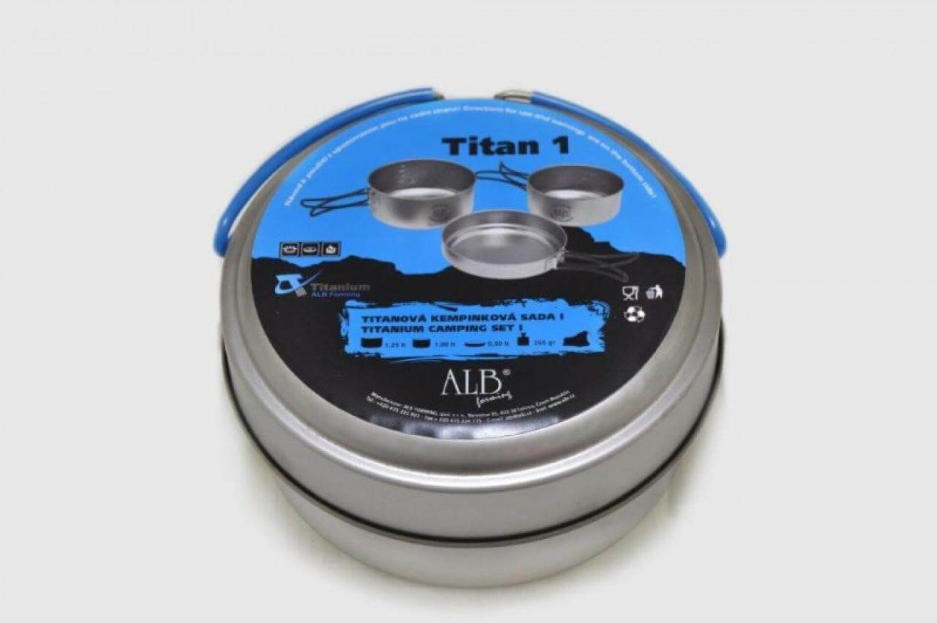 ALB TITAN BASIC Μικρό σετ κάμπινγκ τιτανίου