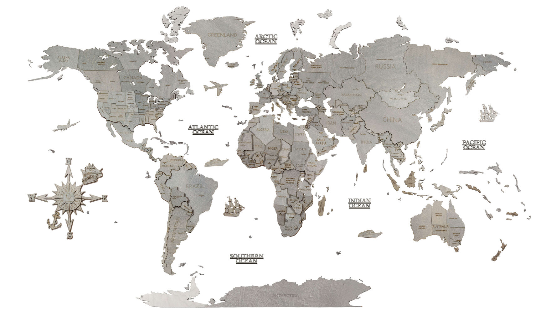 Configure your wooden world map | 68travel
