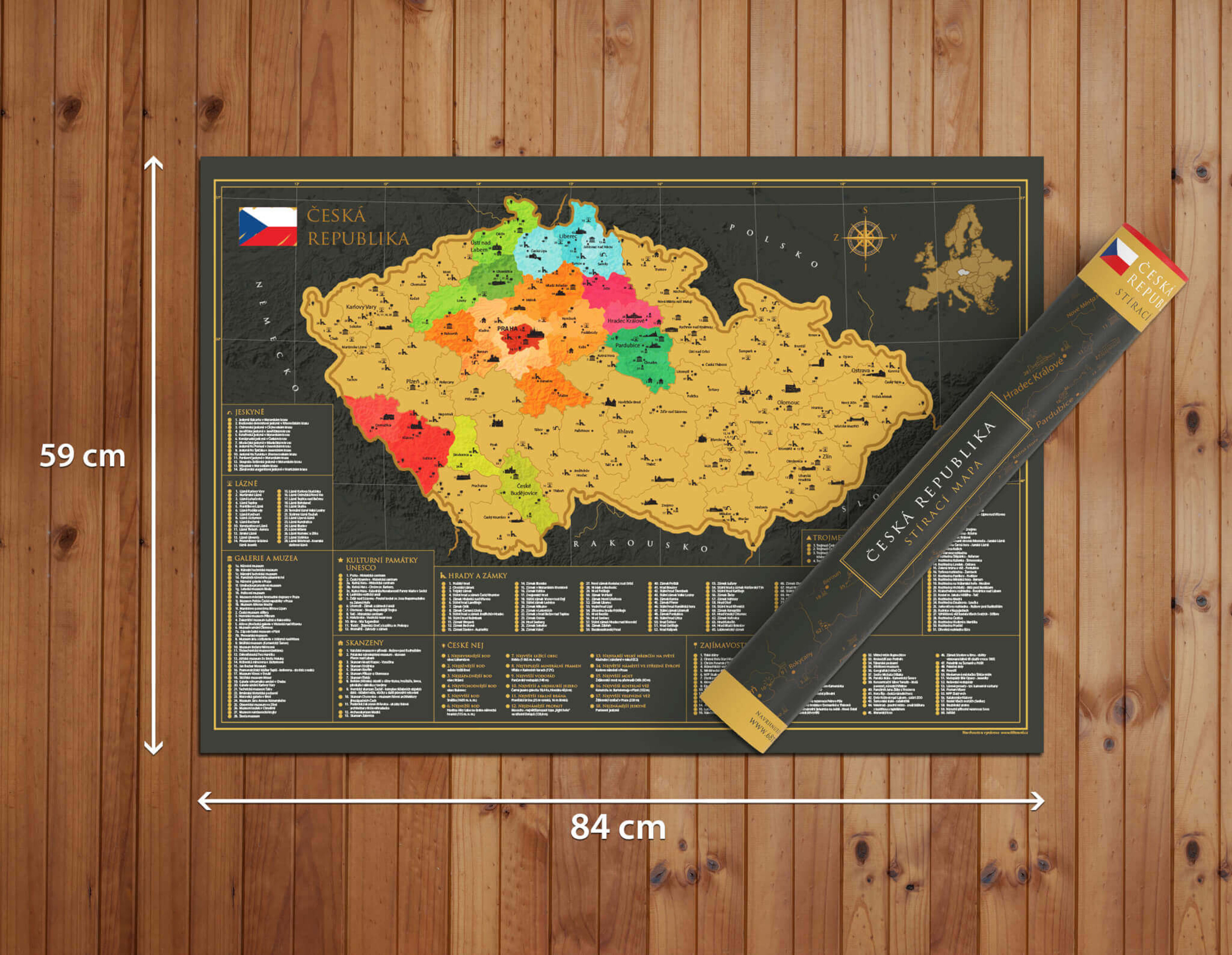 Stieracia mapa Česka