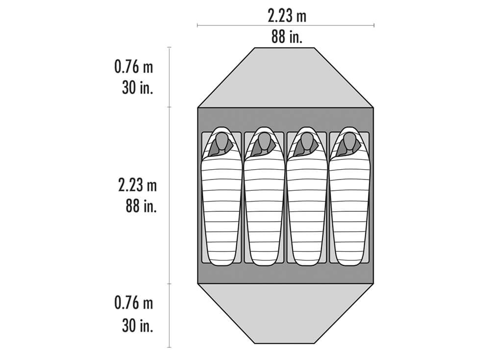MSR - MSR ELIXIR4 エリクサー4 Elixir™ 4 Tent | 4-Person Backpacking Tent | MSR – Cascade
