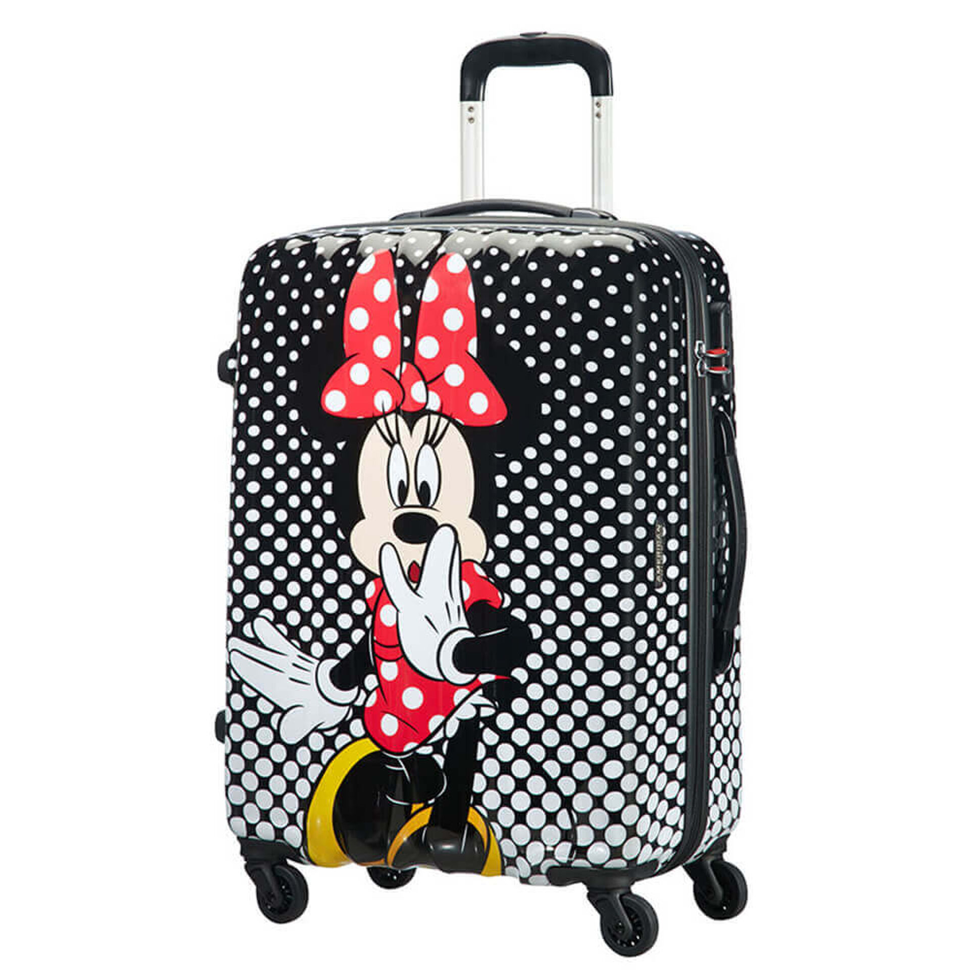 American Tourister Disney Legends Spinner 65cm Minnie egér pöttyös bőrönd Minnie egér pöttyös bőrönd