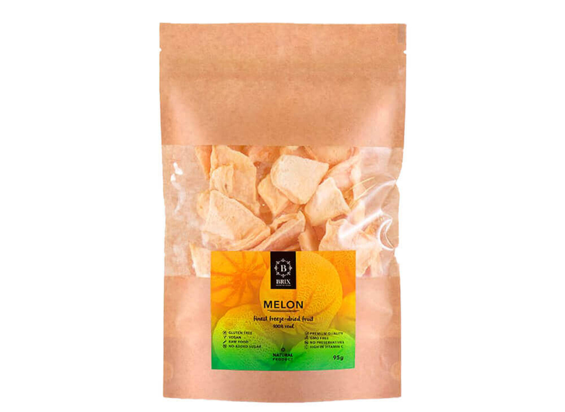 BRIX Pakastekuivattu Cantaloupe-meloni