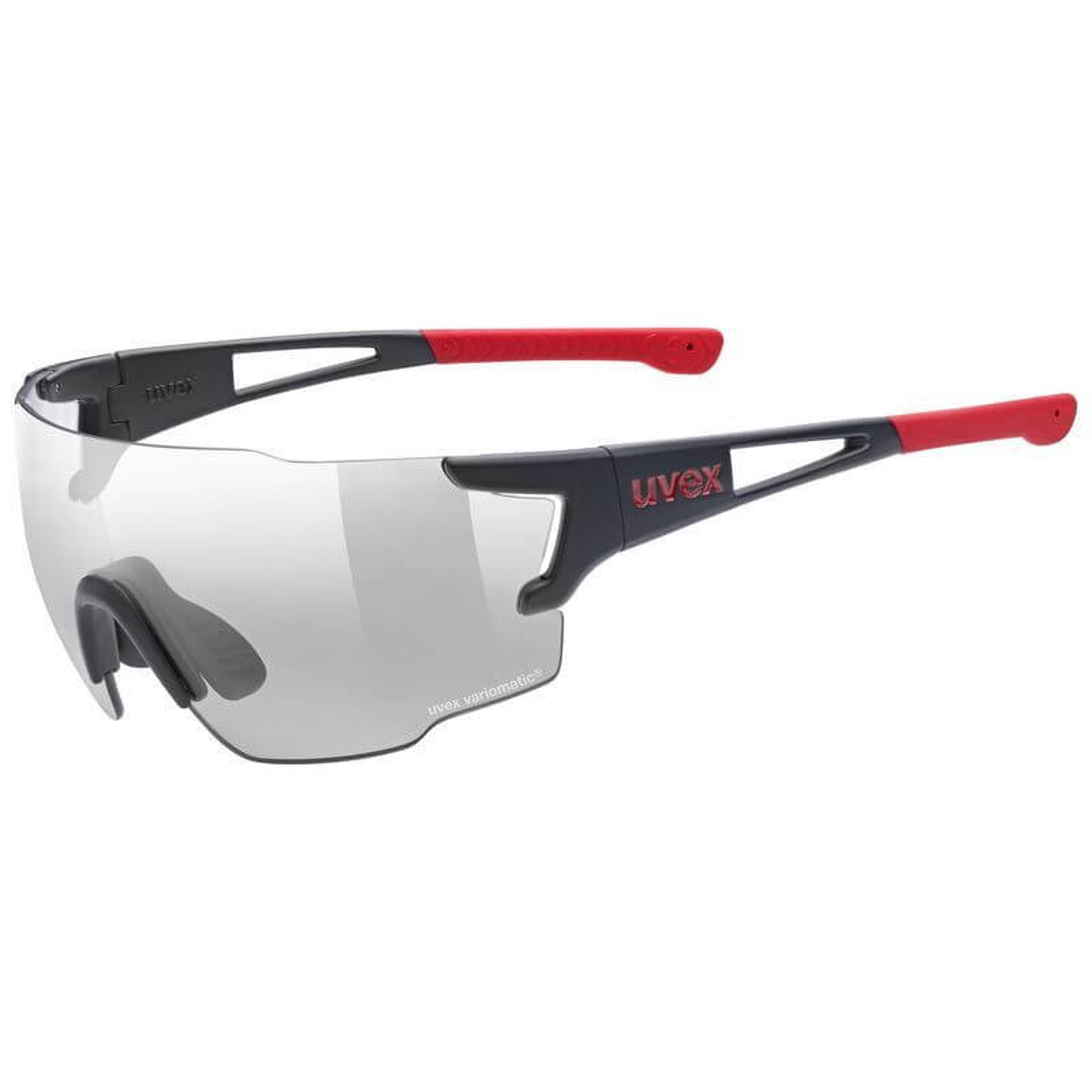 Uvex Sportstyle 804 V Black Mat Red Sunglasses