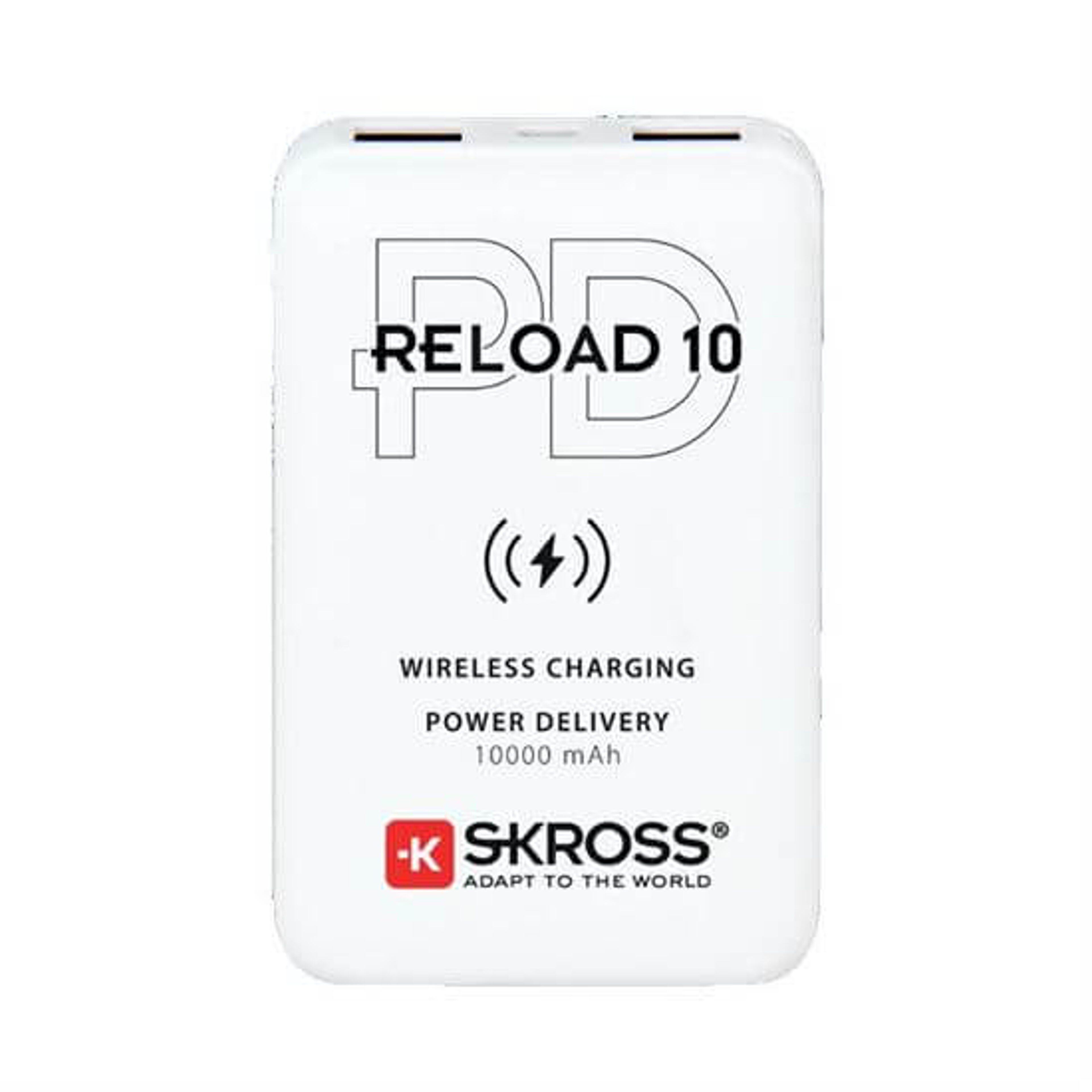 SKROSS DN56W-PD Reload 10 Wireless Qi PD, 10000mAh, USB A+C Powerbank