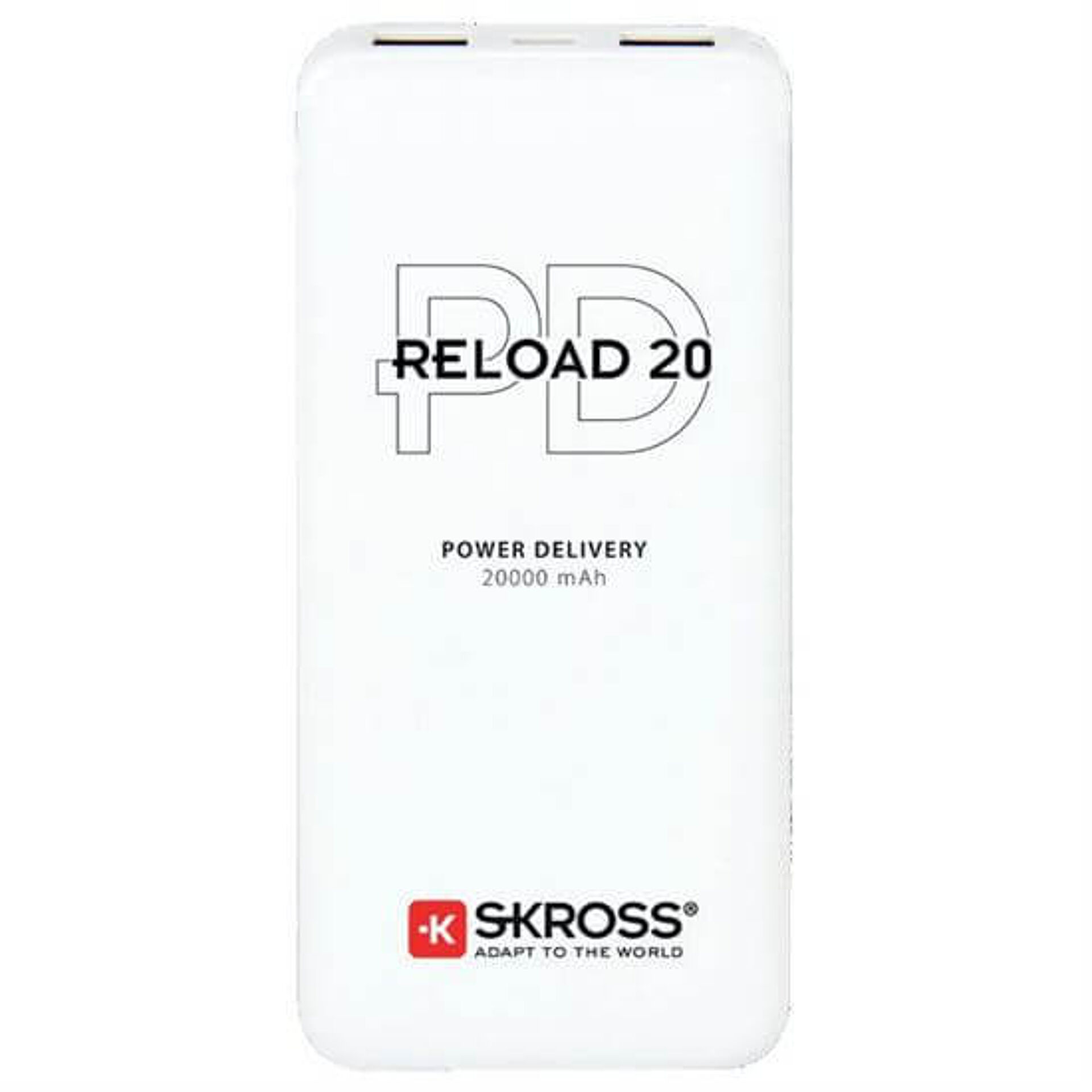 SKROSS DN57-PDSKROSS Reload 20 PD, 20000mAh, USB A+C, Powerbank, virtalähde