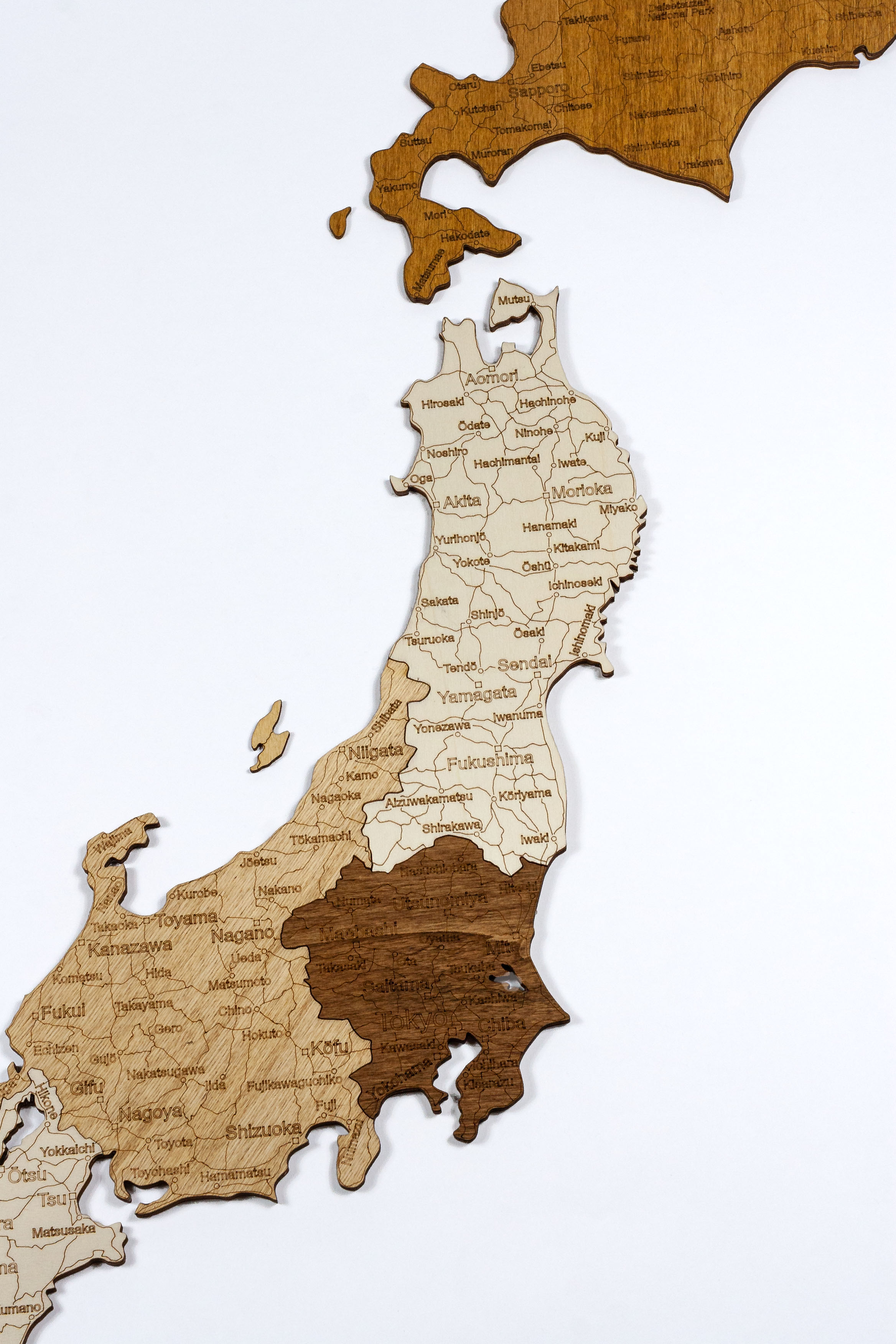 日本の木製地図 | 68travel