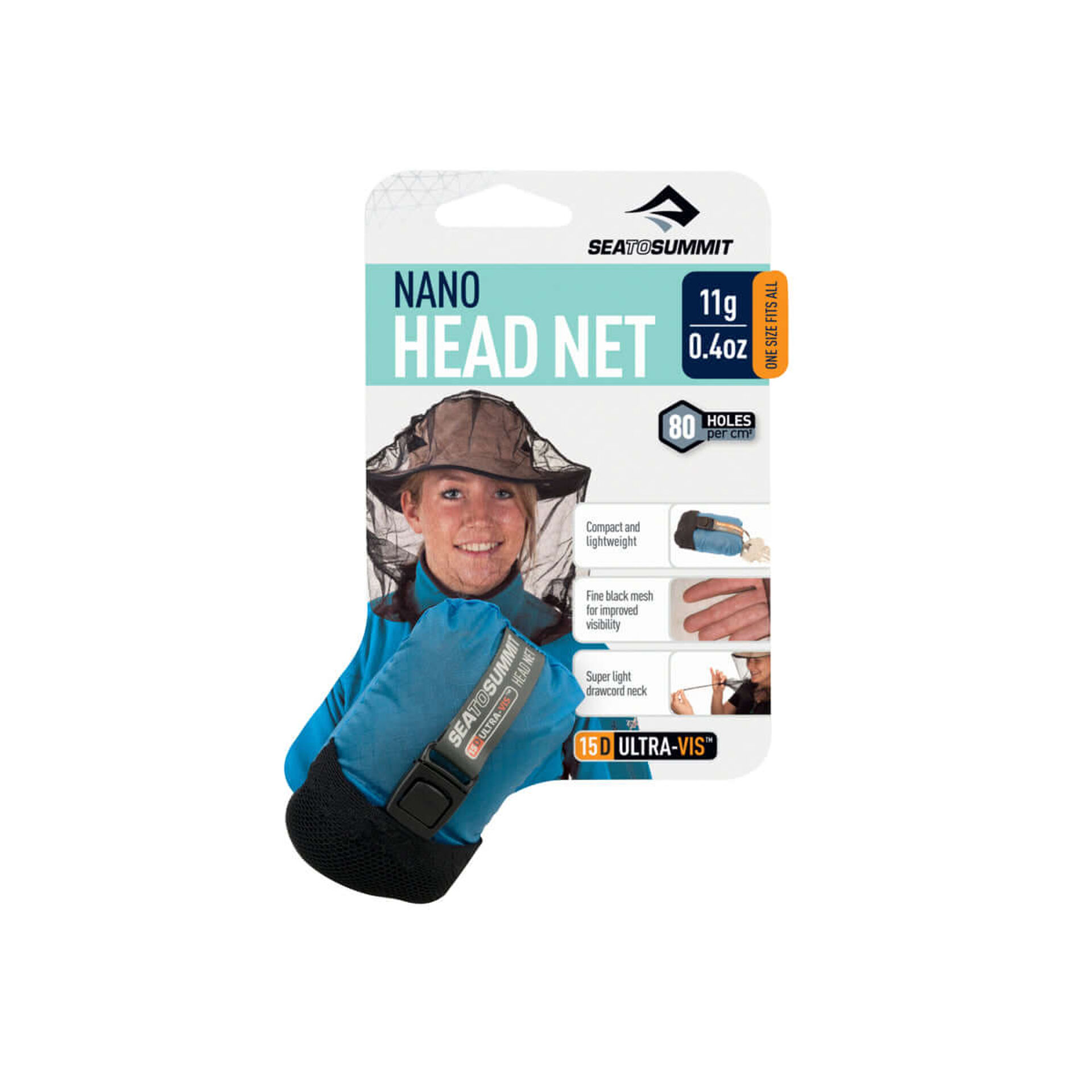 Sea To Summit Nano Mosquito Headnet (filet anti-moustiques)