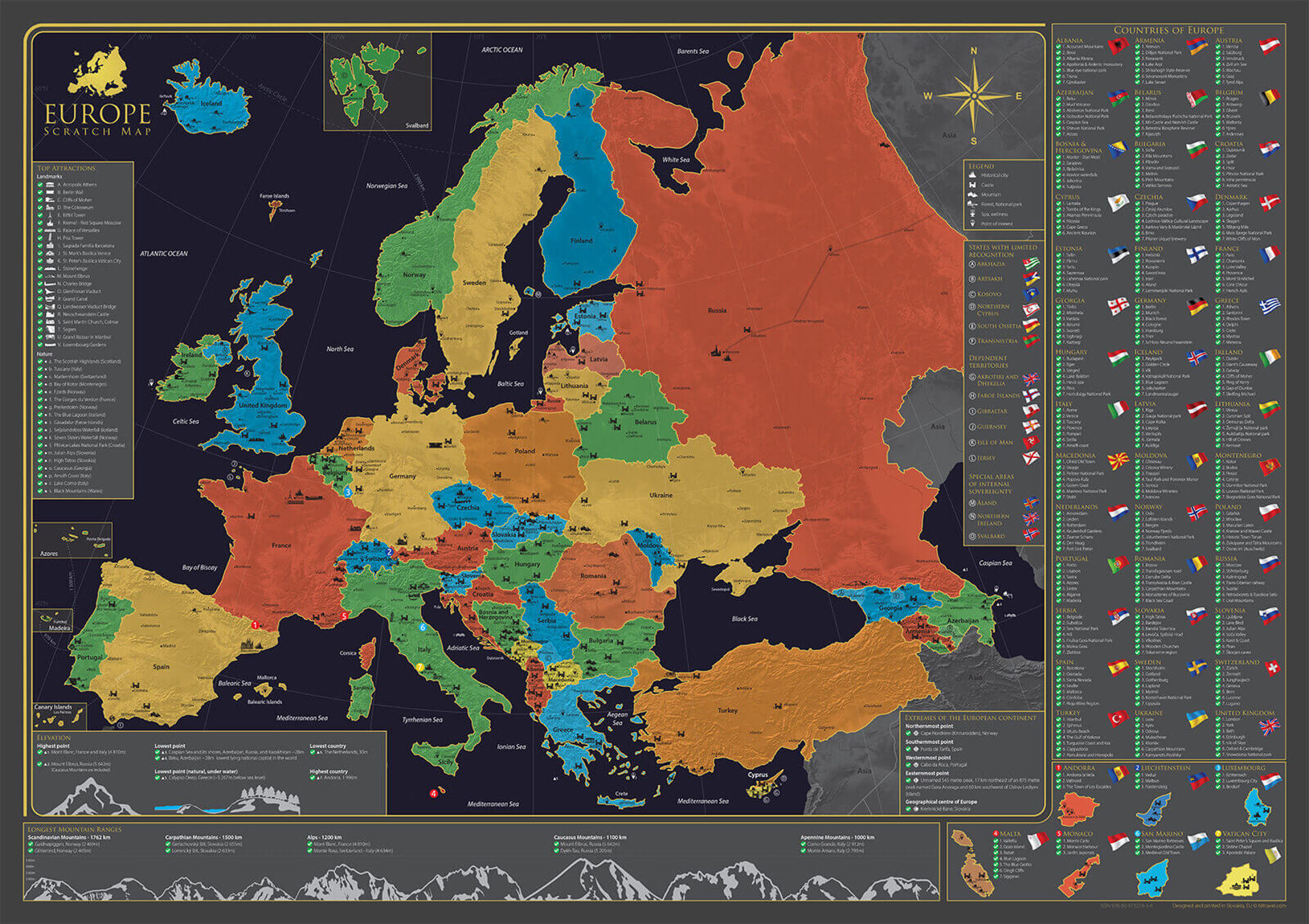 Mapa da Europa