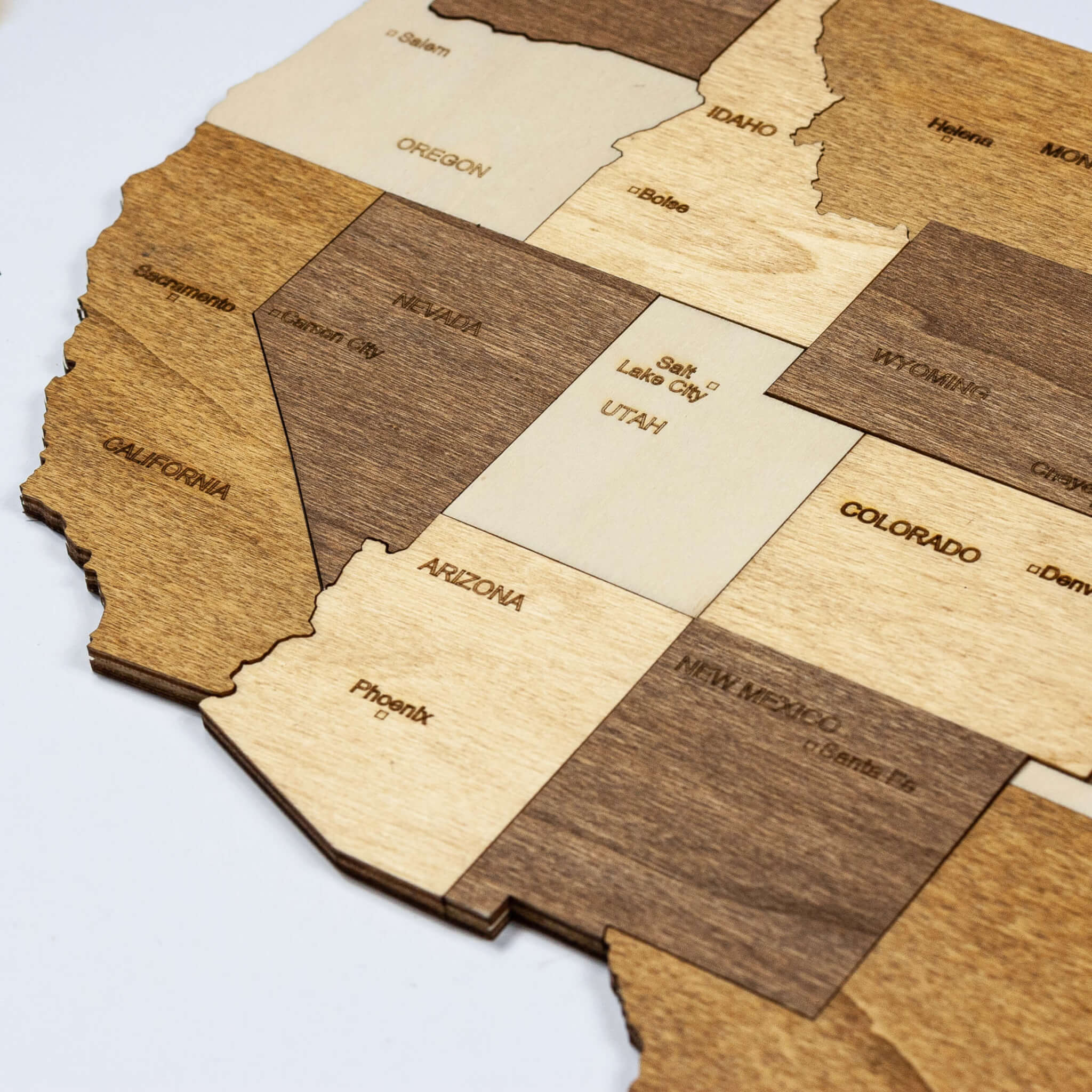 アメリカ木製地図パズル | 68travel