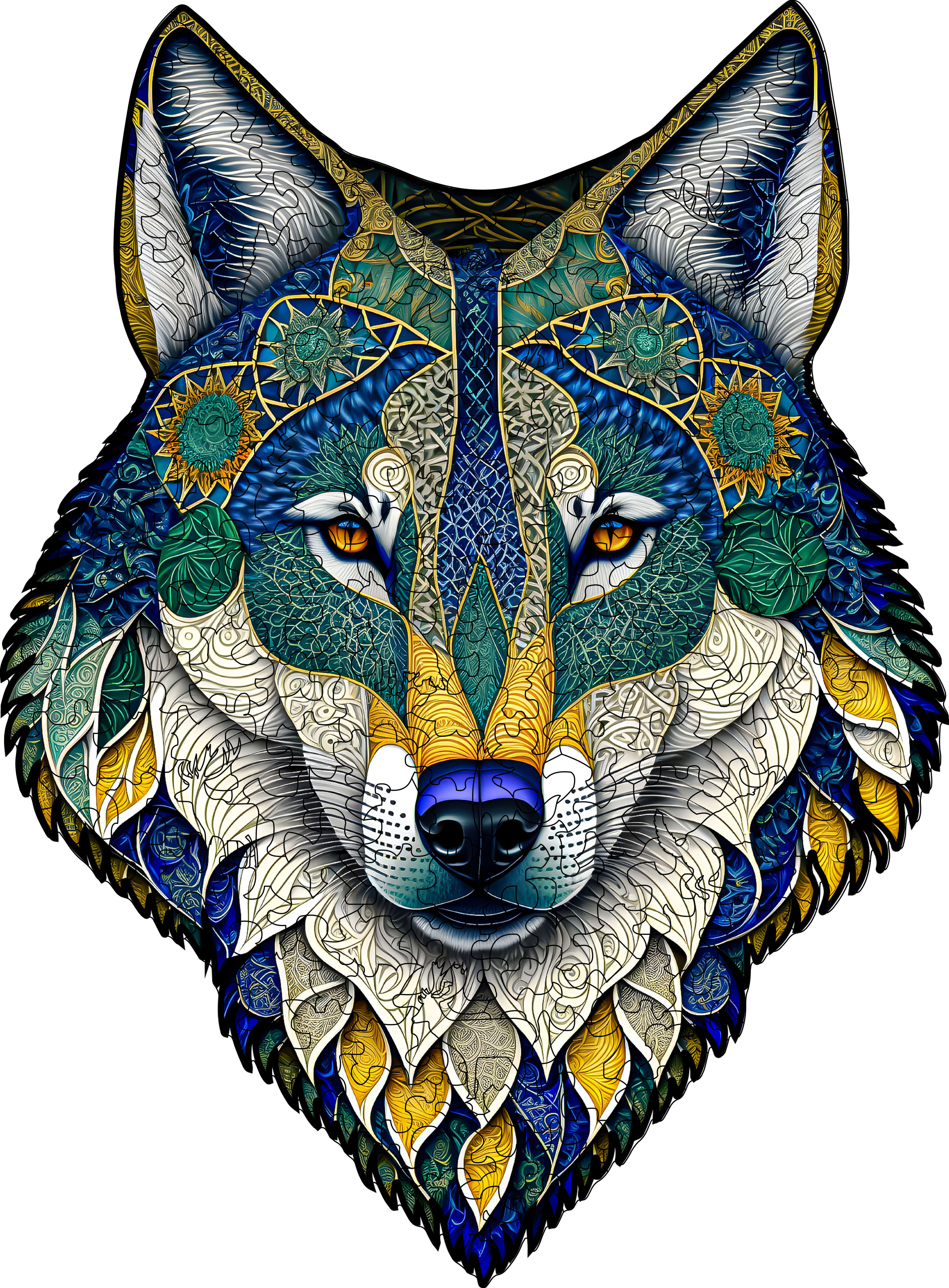 Wolf Wooden Puzzle