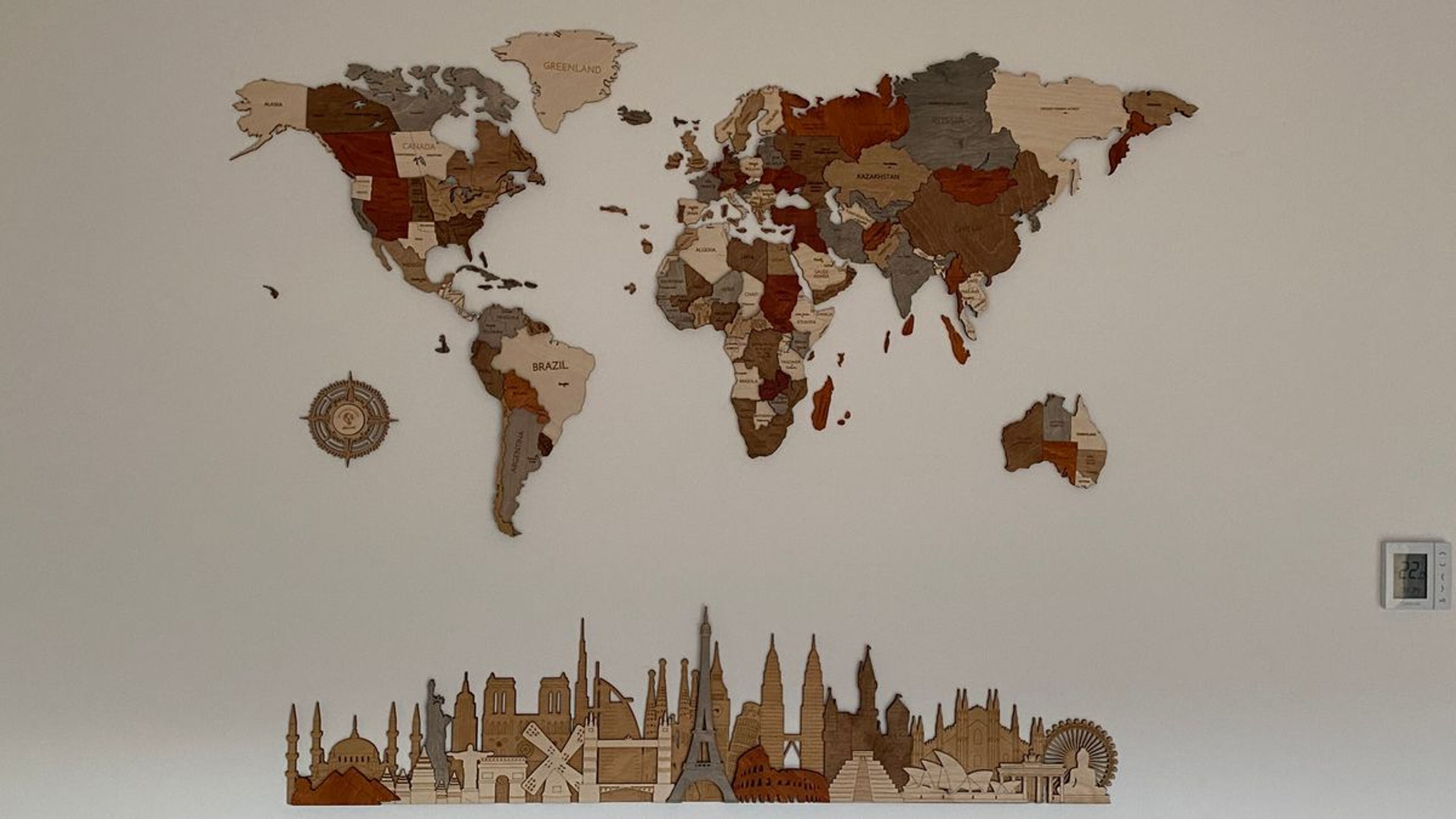 Recensione per Monumenti e attrazioni mondiali - Pannello in legno 3D - immagine da Georg Mairösl