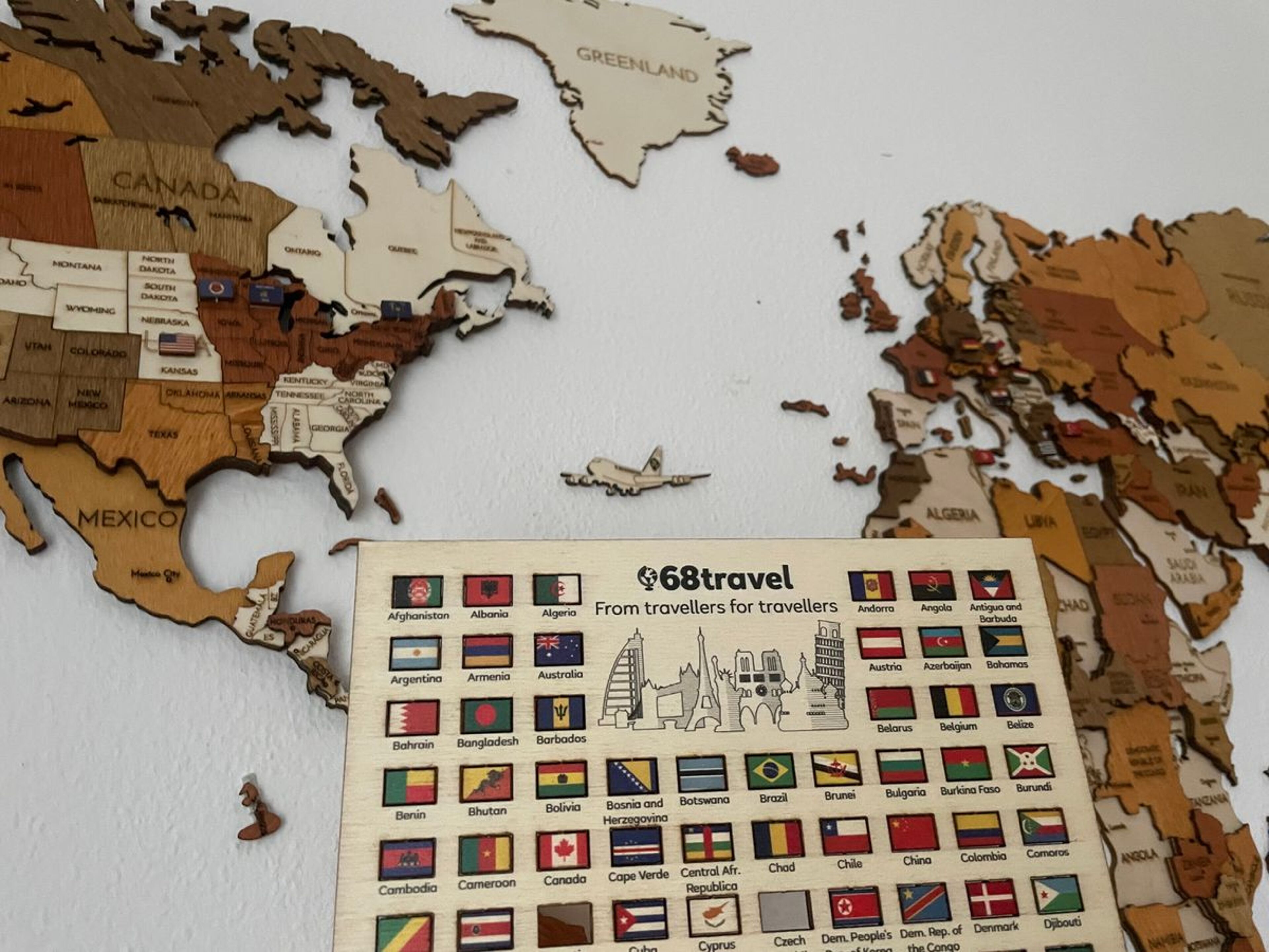 Recensione per Bandiere del mondo in legno - immagine da Petr