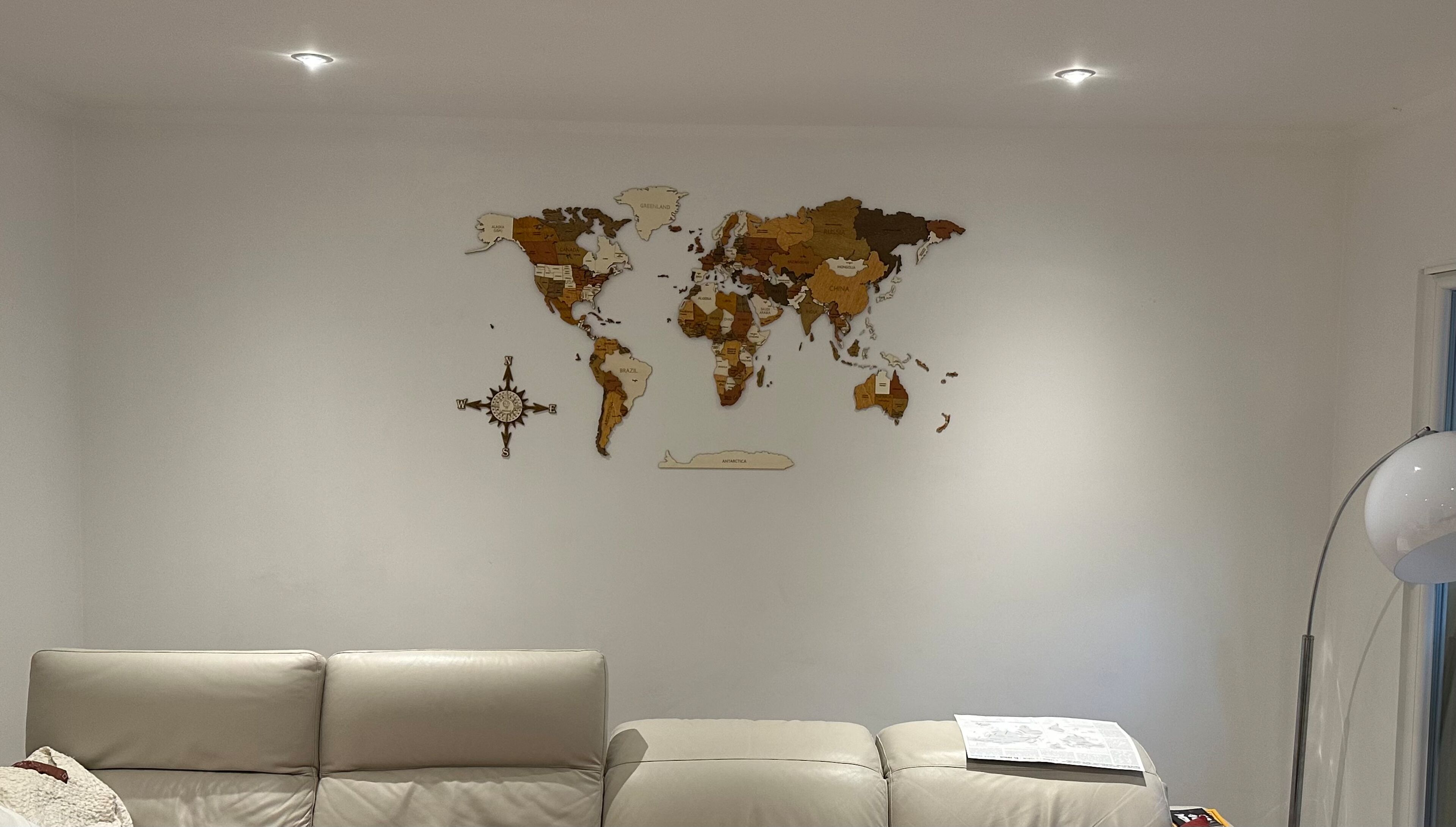 Review for Wooden World Map Wall Decoration - image from SXF